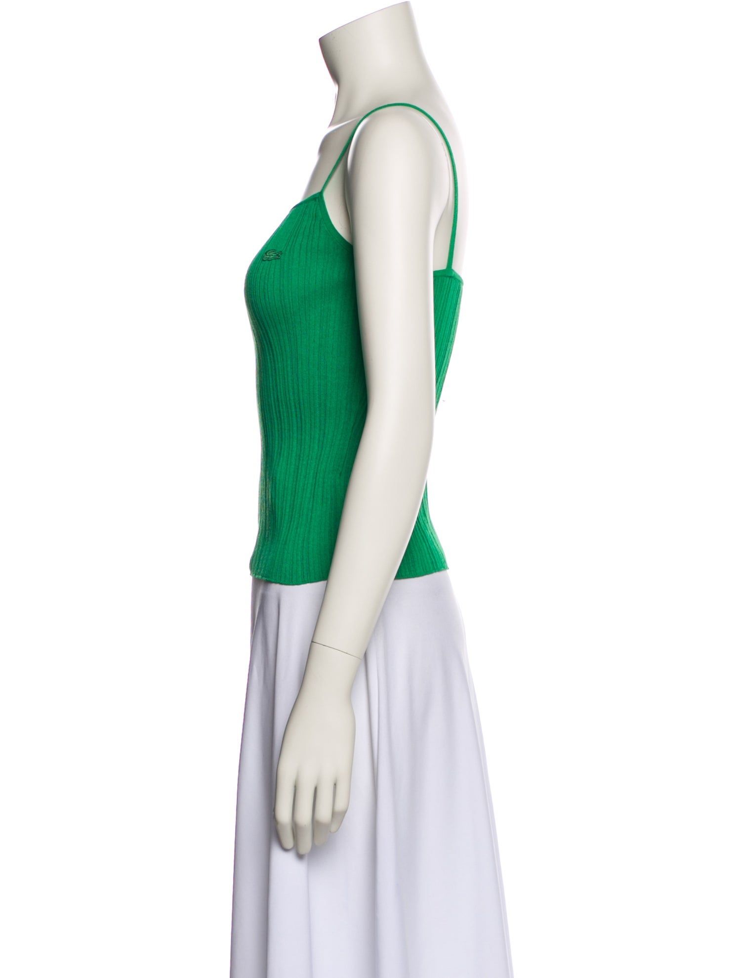 Lacoste Square Neckline Sleeveless Top