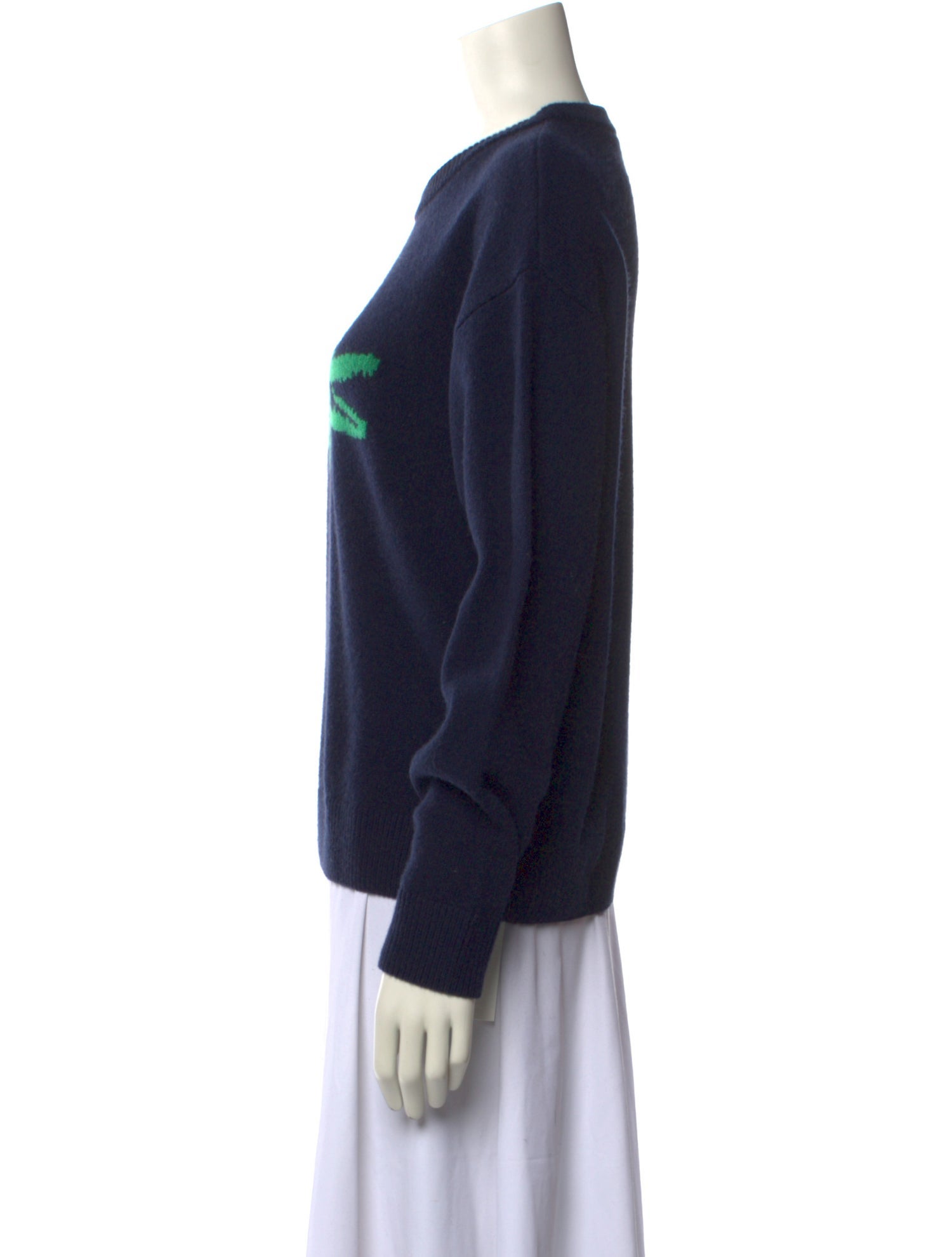 Lacoste Cashmere Graphic Print Sweater