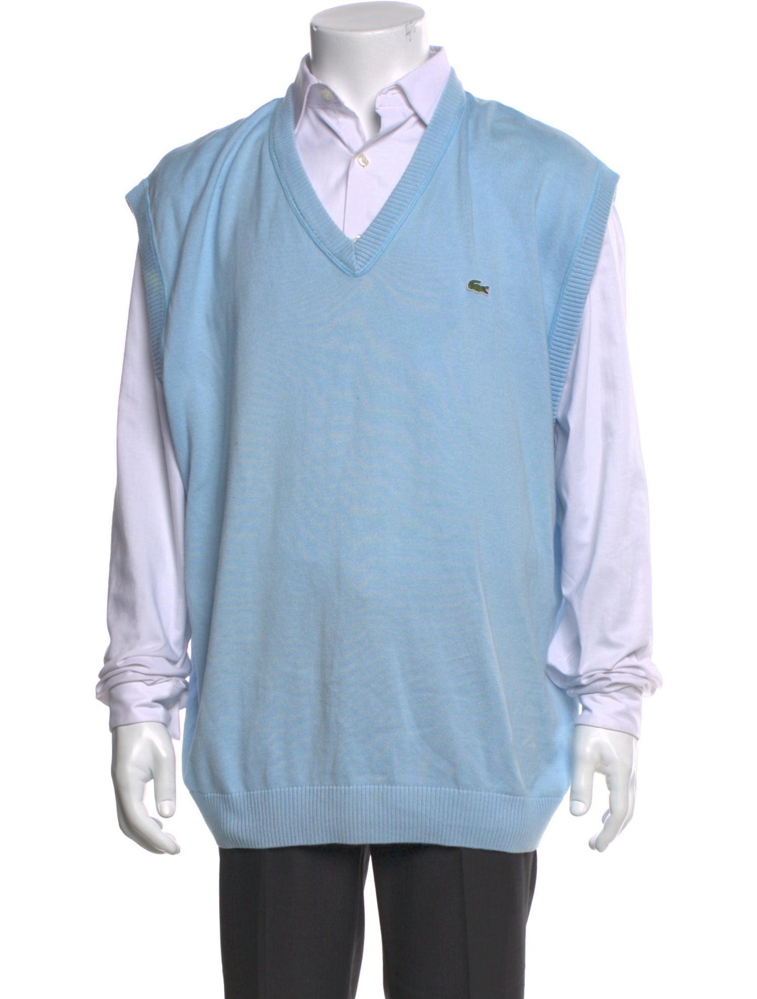 Lacoste V-Neck Long Sleeve Sweater Vest