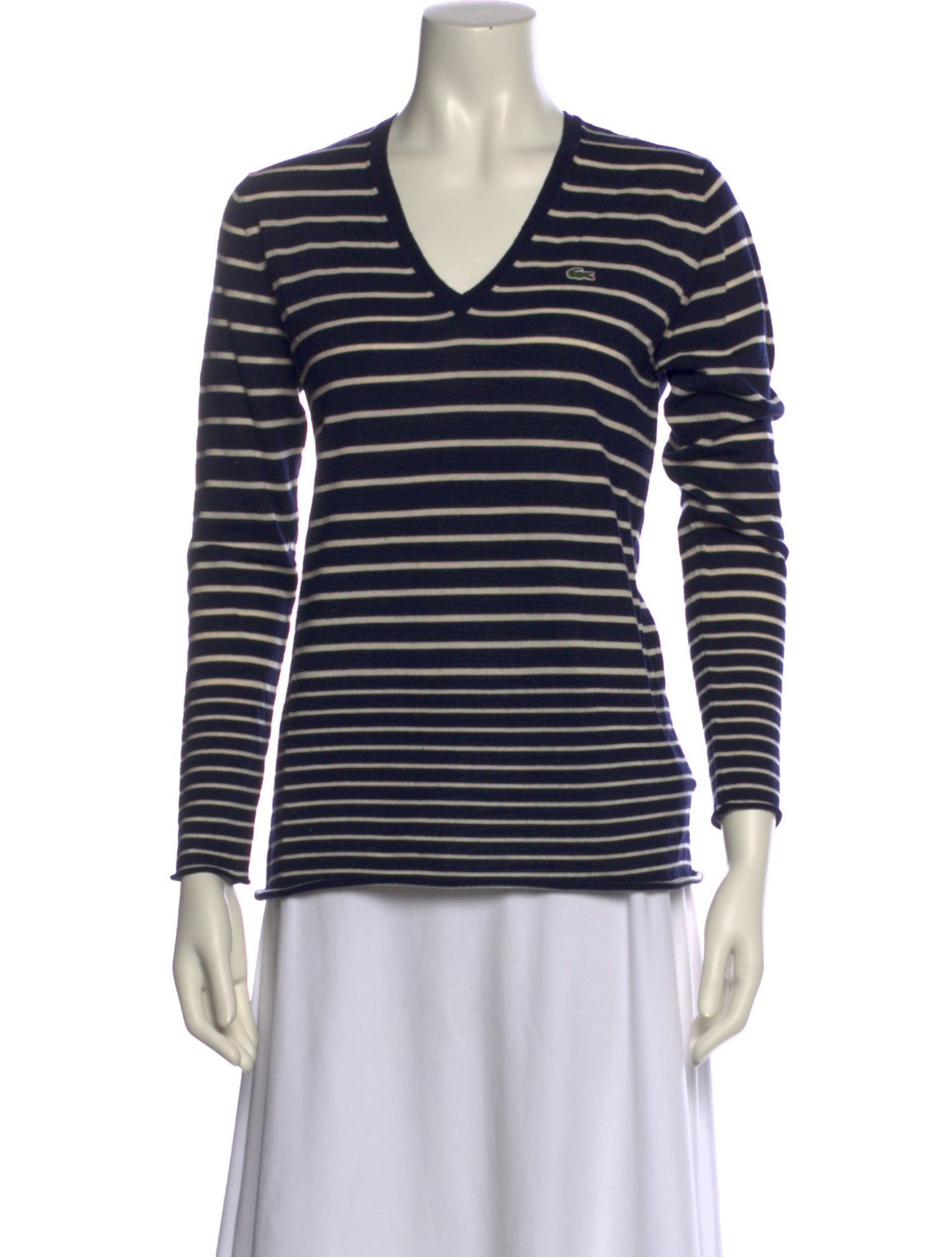 Lacoste Wool Striped Sweater