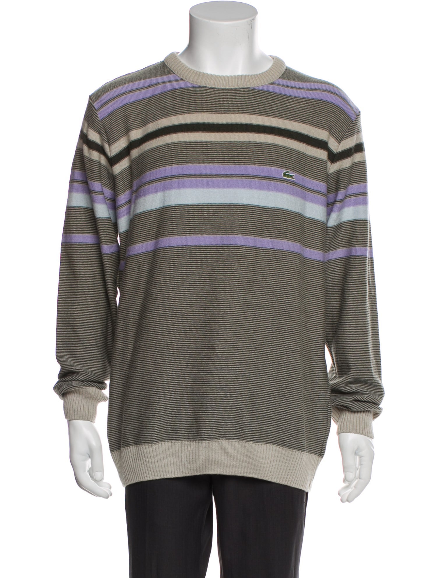 Lacoste Wool Striped Pullover