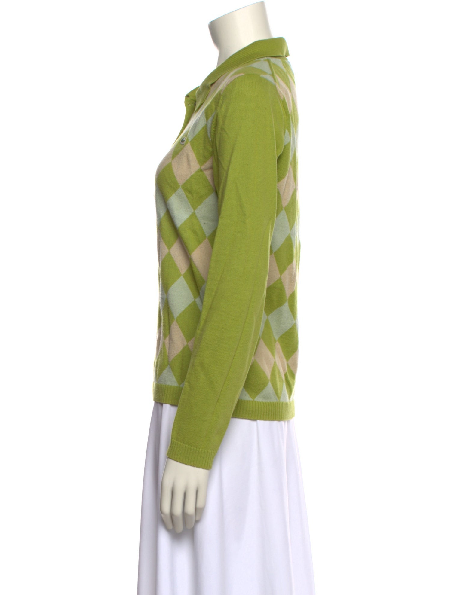 Lacoste Printed Crew Neck Sweater