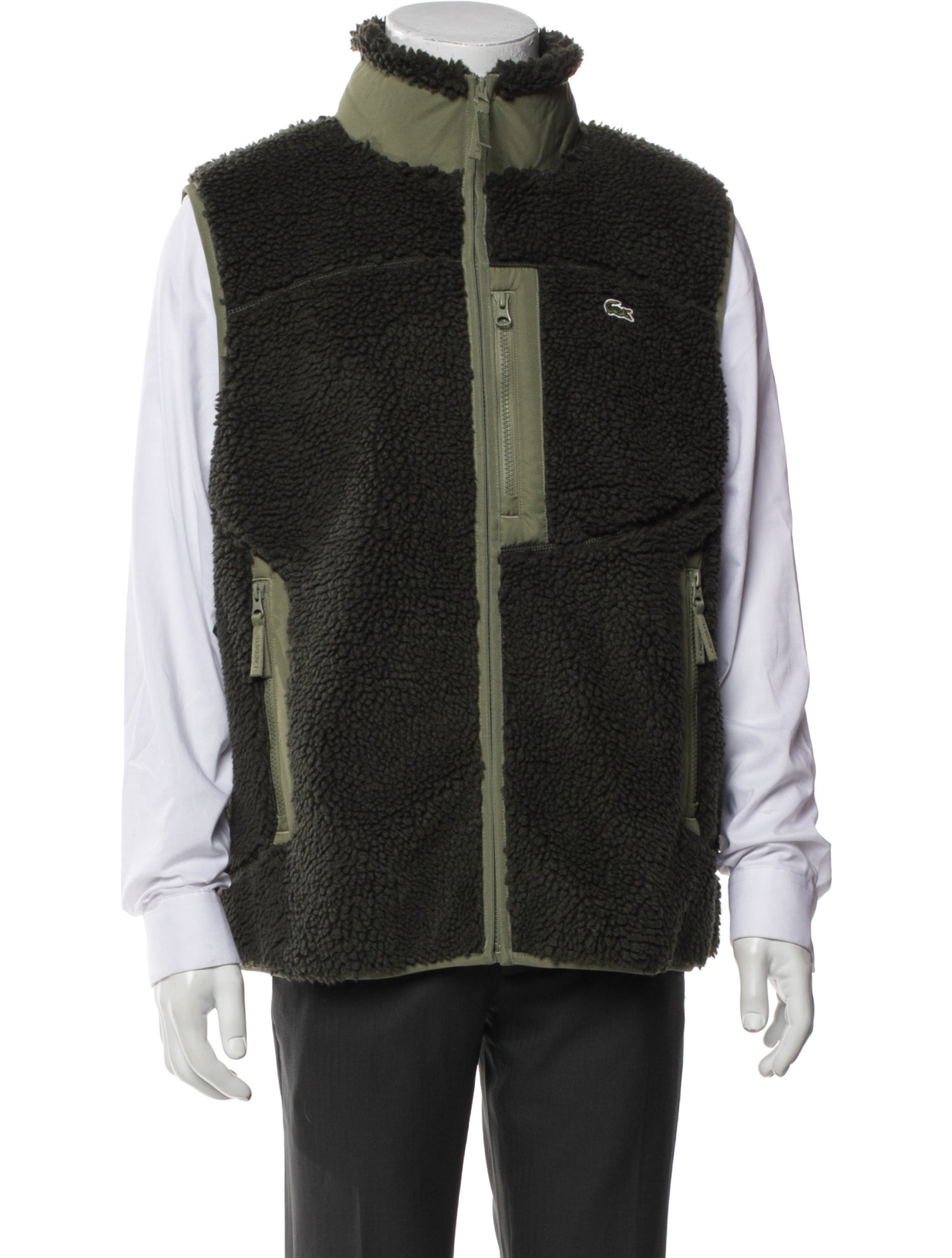 Lacoste Colorblock Pattern Vest