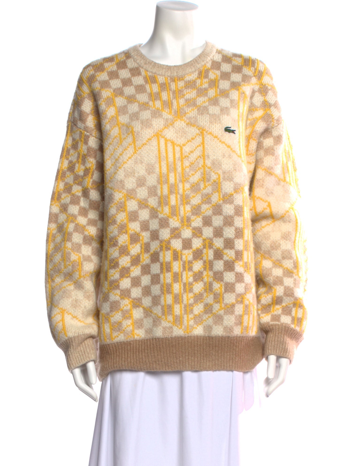 Lacoste Wool Printed Sweater