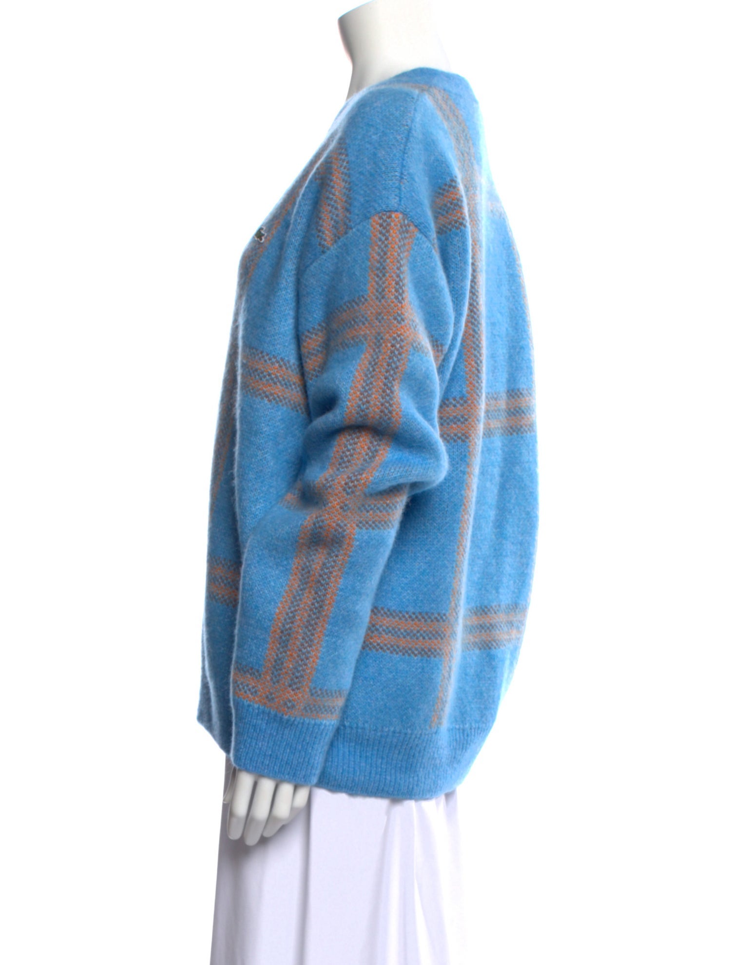 Lacoste Printed V-Neck Sweater