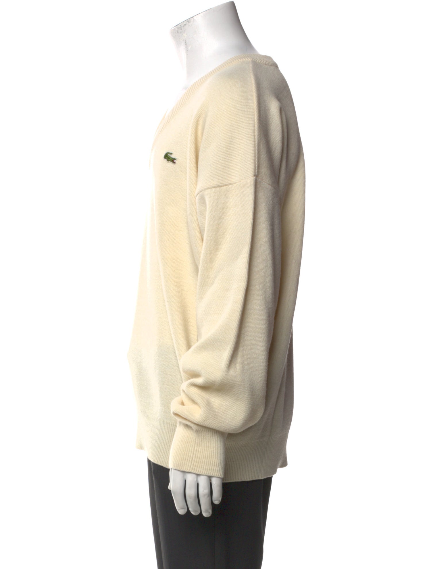 Lacoste V-Neck Long Sleeve Pullover
