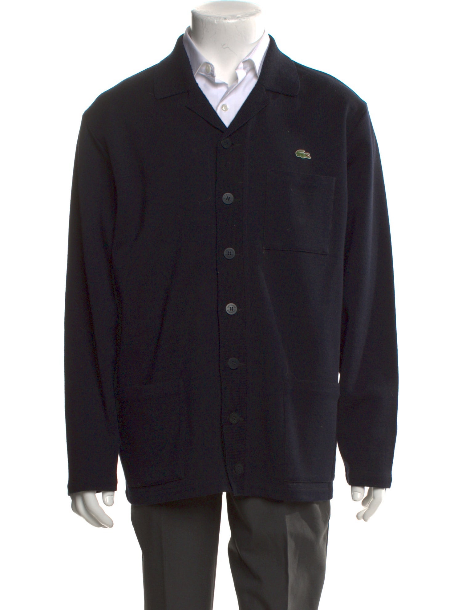 Lacoste V-Neck Long Sleeve Cardigan