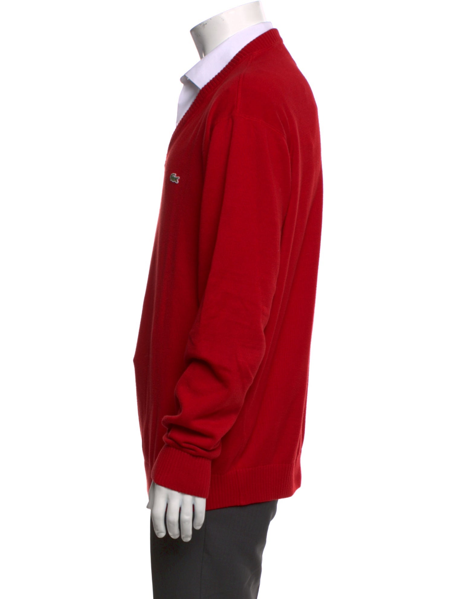 Lacoste V-Neck Long Sleeve Pullover