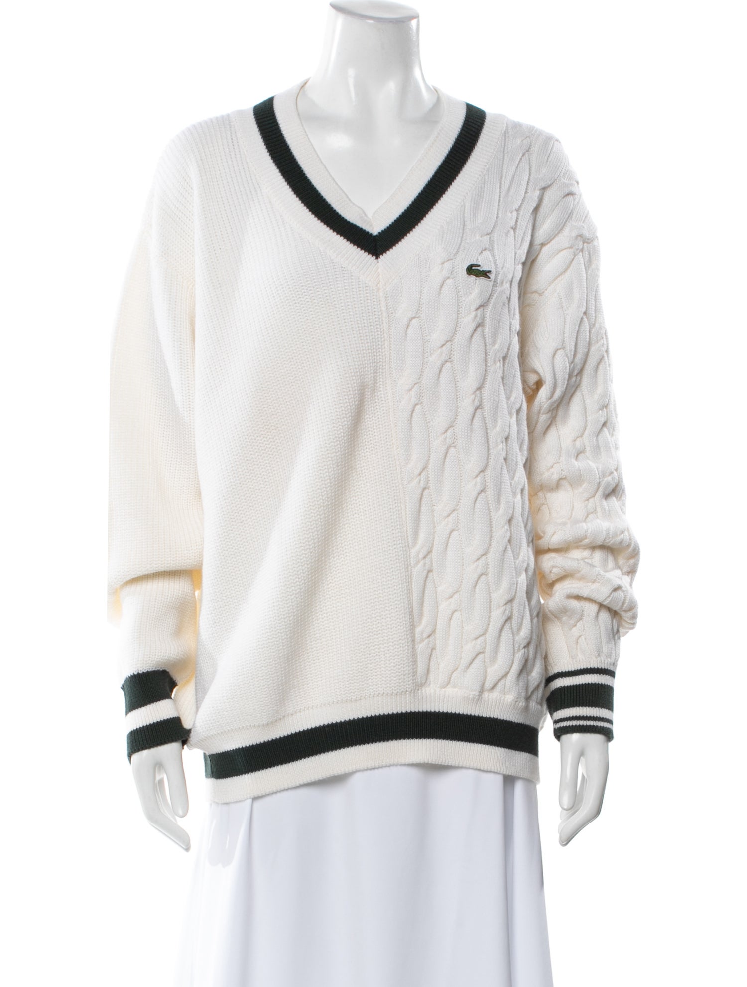 Lacoste Wool Striped Sweater
