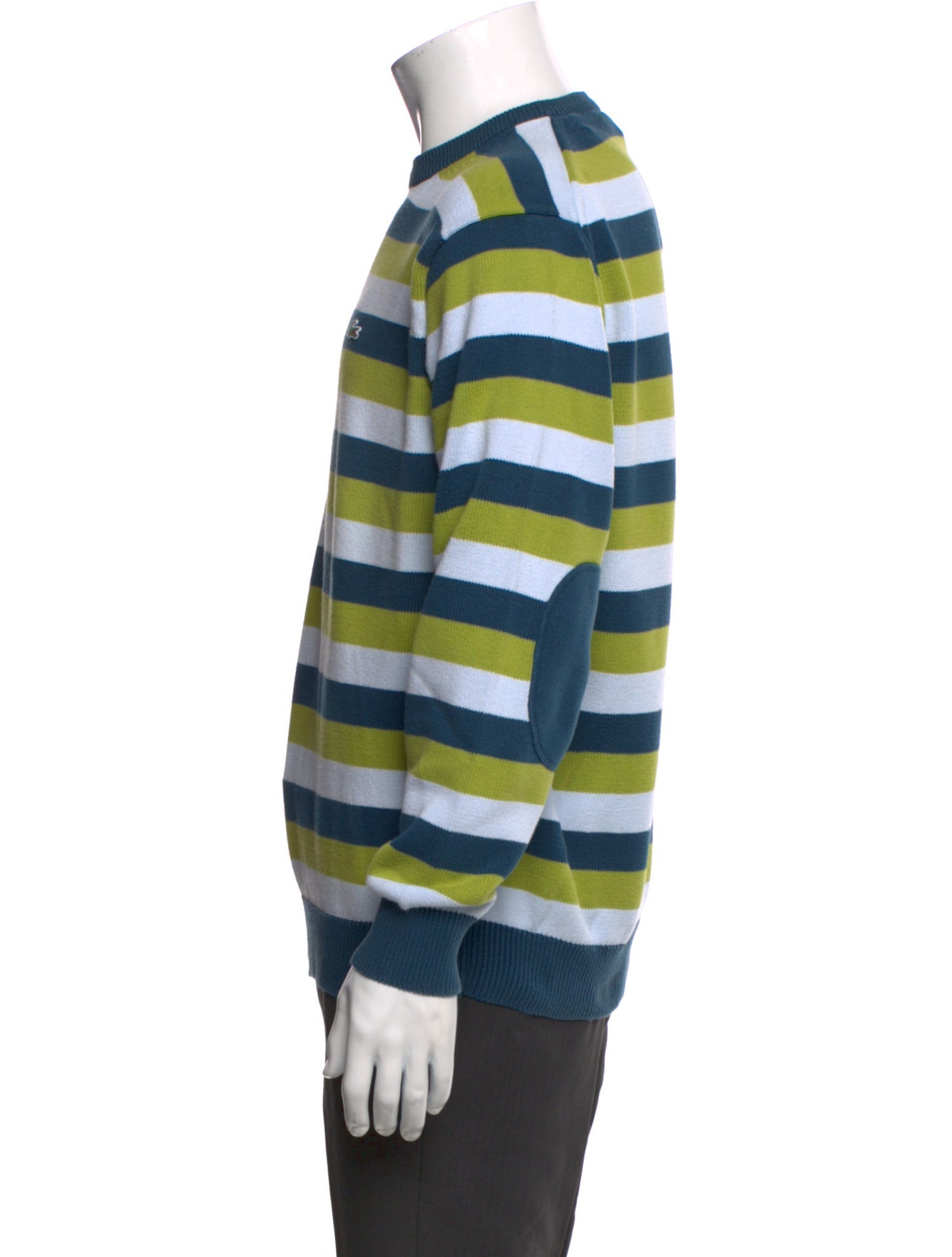 Lacoste Striped Crew Neck Pullover
