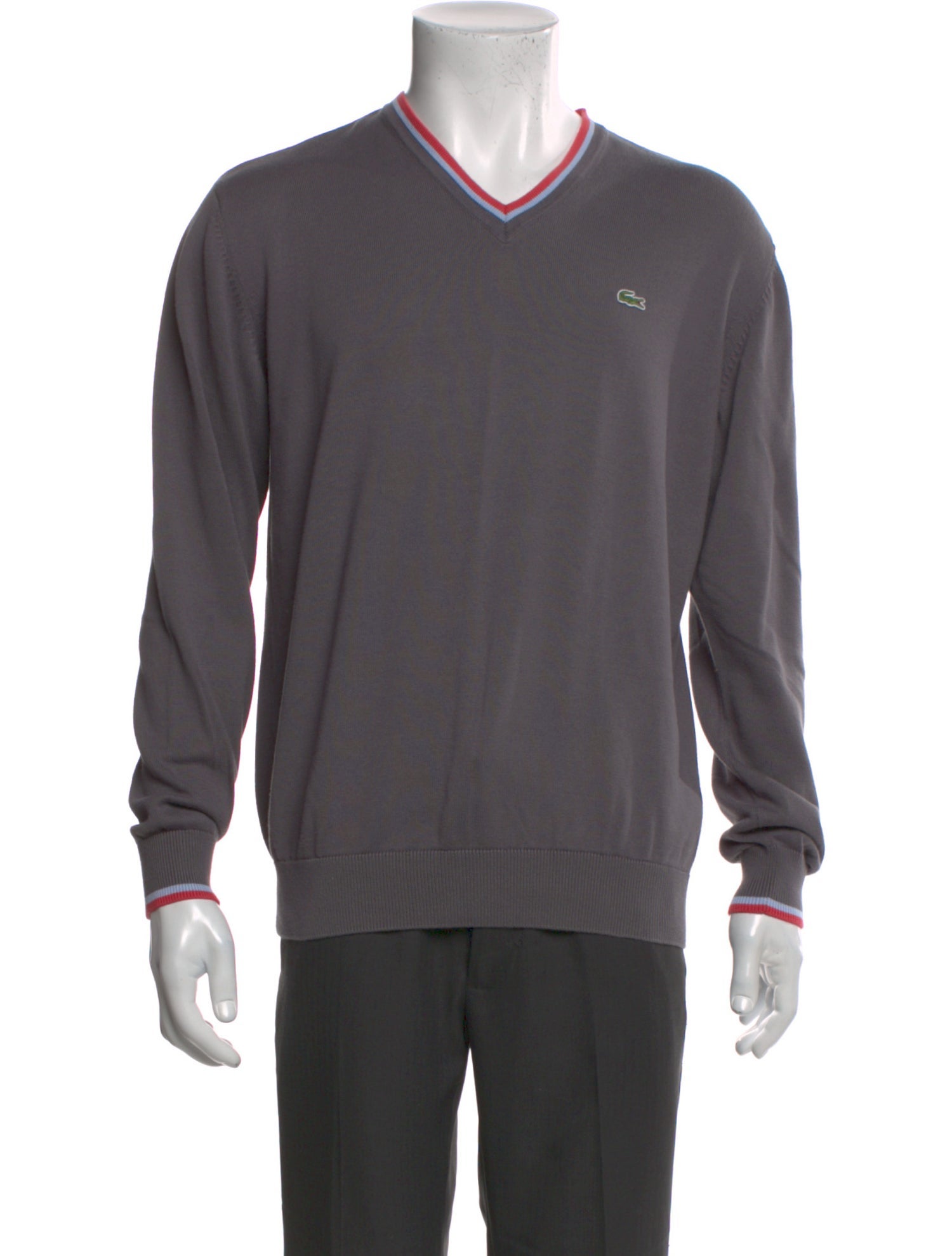 Lacoste V-Neck Long Sleeve Pullover