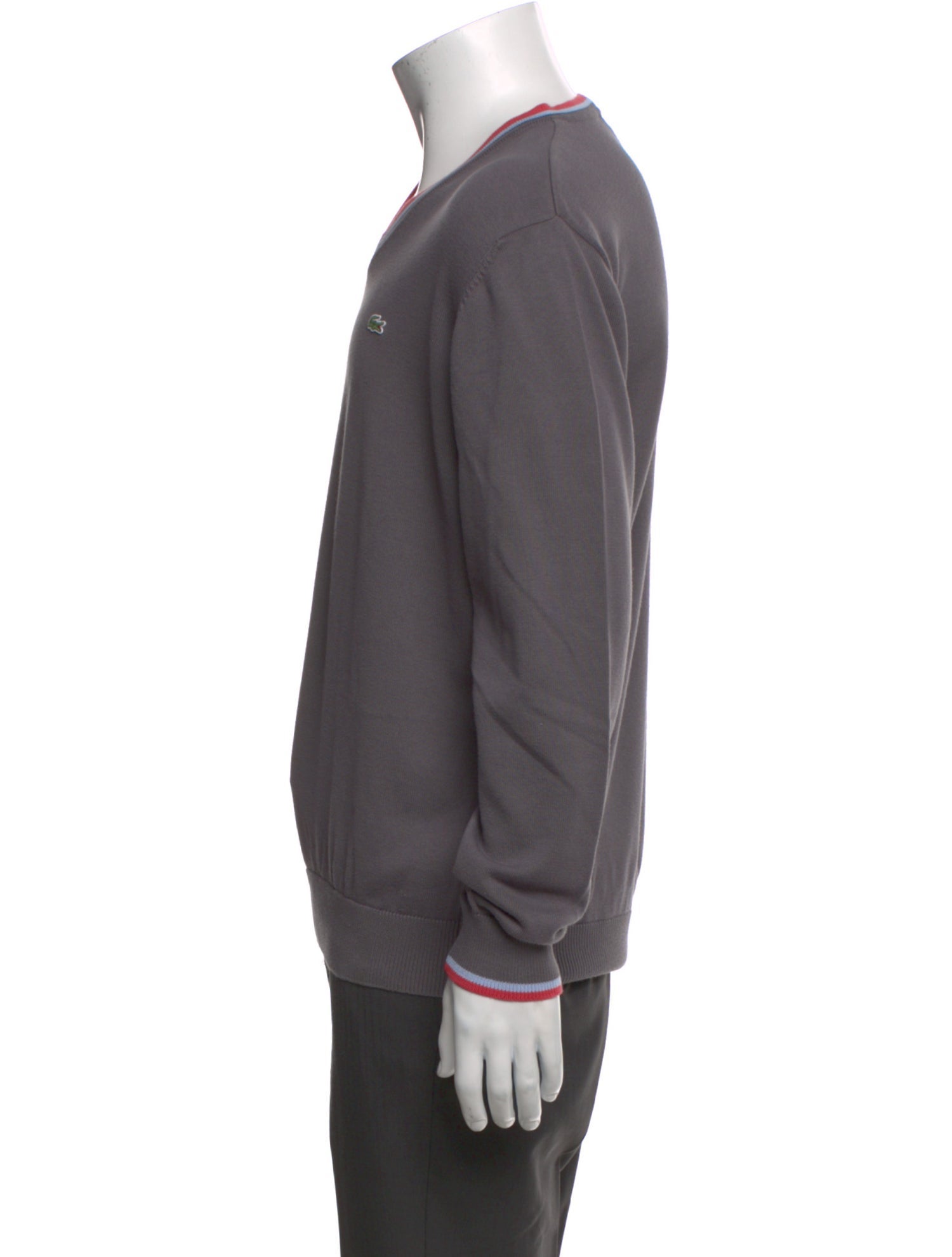 Lacoste V-Neck Long Sleeve Pullover