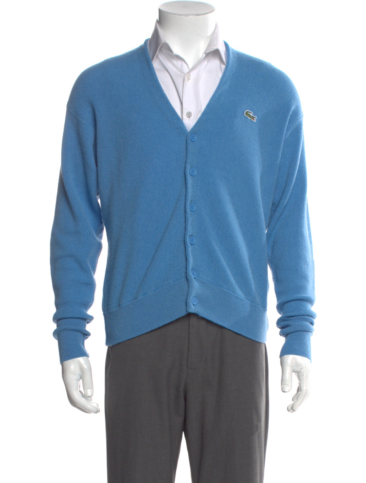 Lacoste Wool V-Neck Cardigan