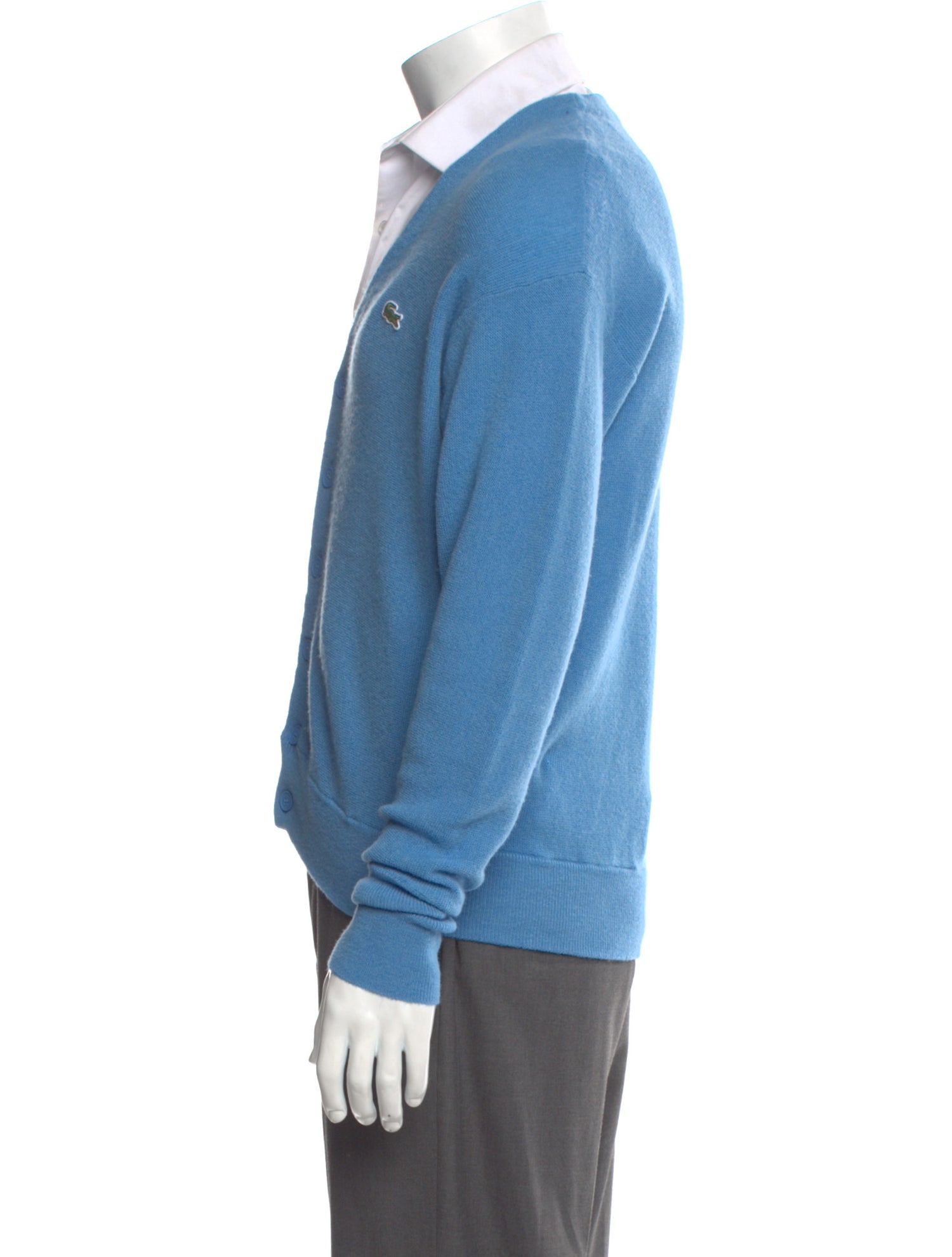 Lacoste Wool V-Neck Cardigan