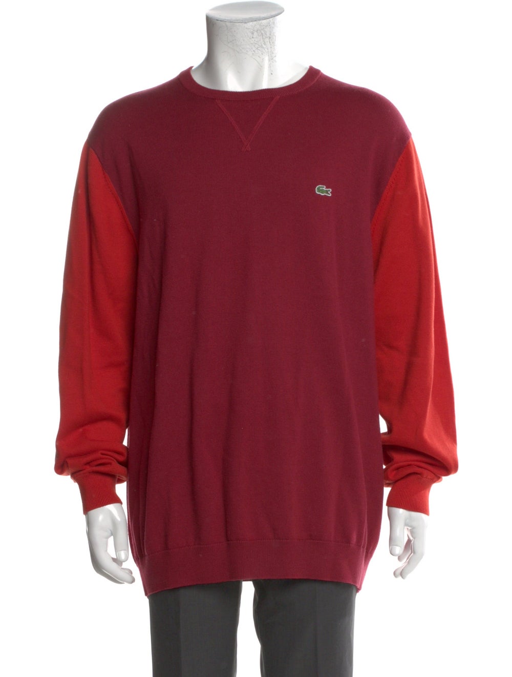 Lacoste Colorblock Pattern Crew Neck Pullover - image 1