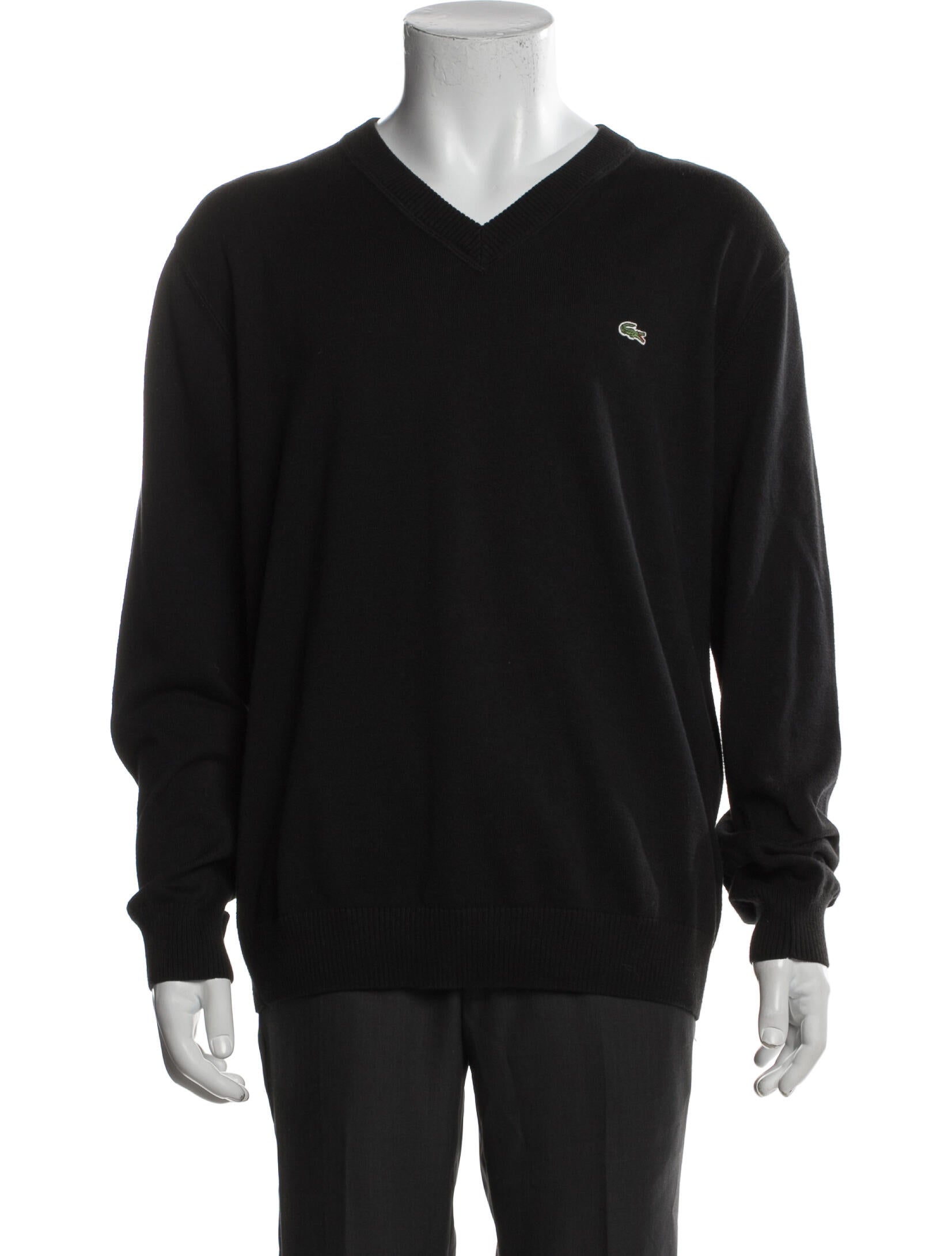 Lacoste V-Neck Long Sleeve Pullover