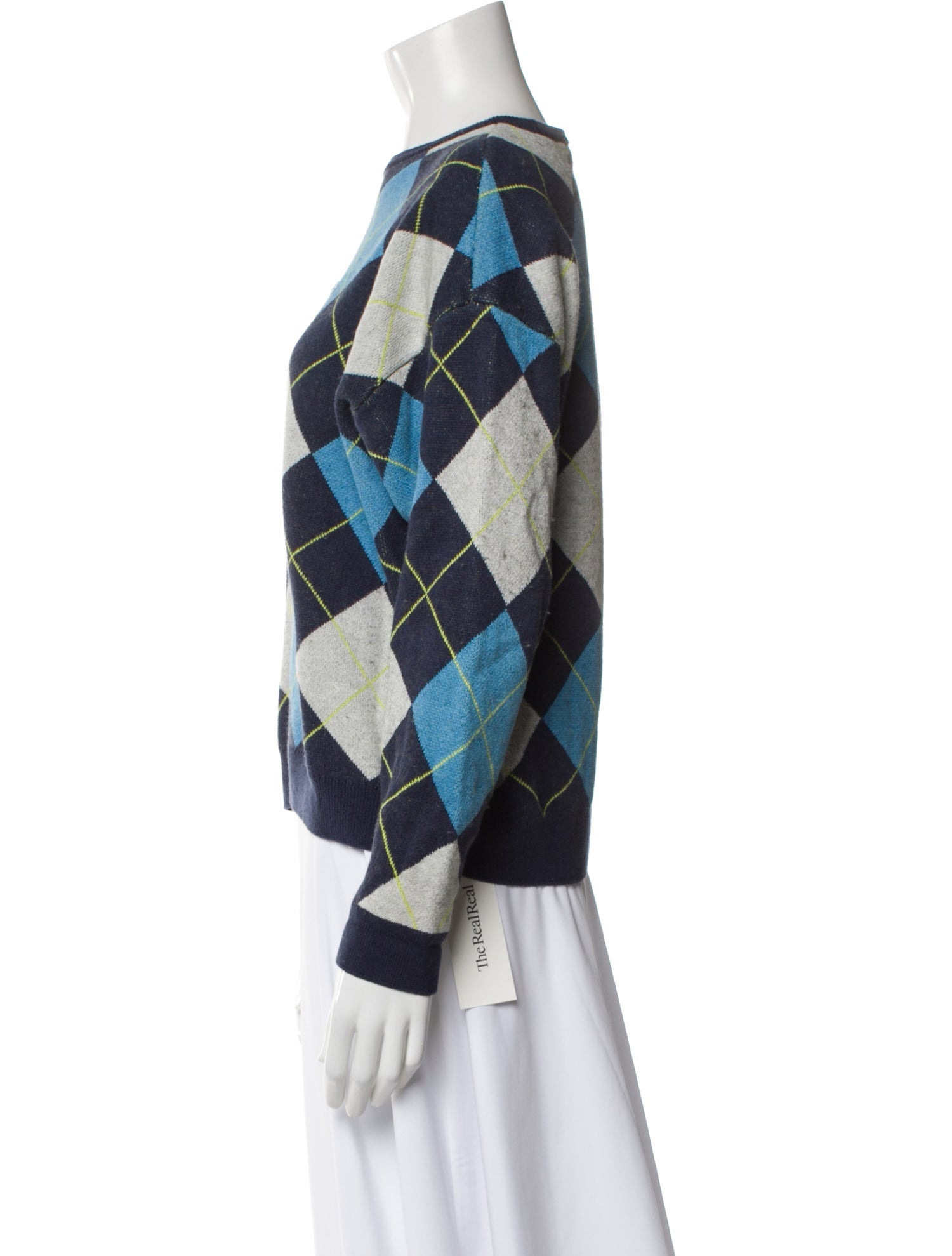 Lacoste Printed Bateau Neckline Sweater