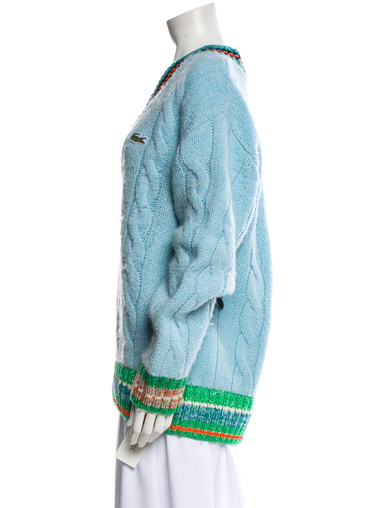 Lacoste Wool Striped Sweater