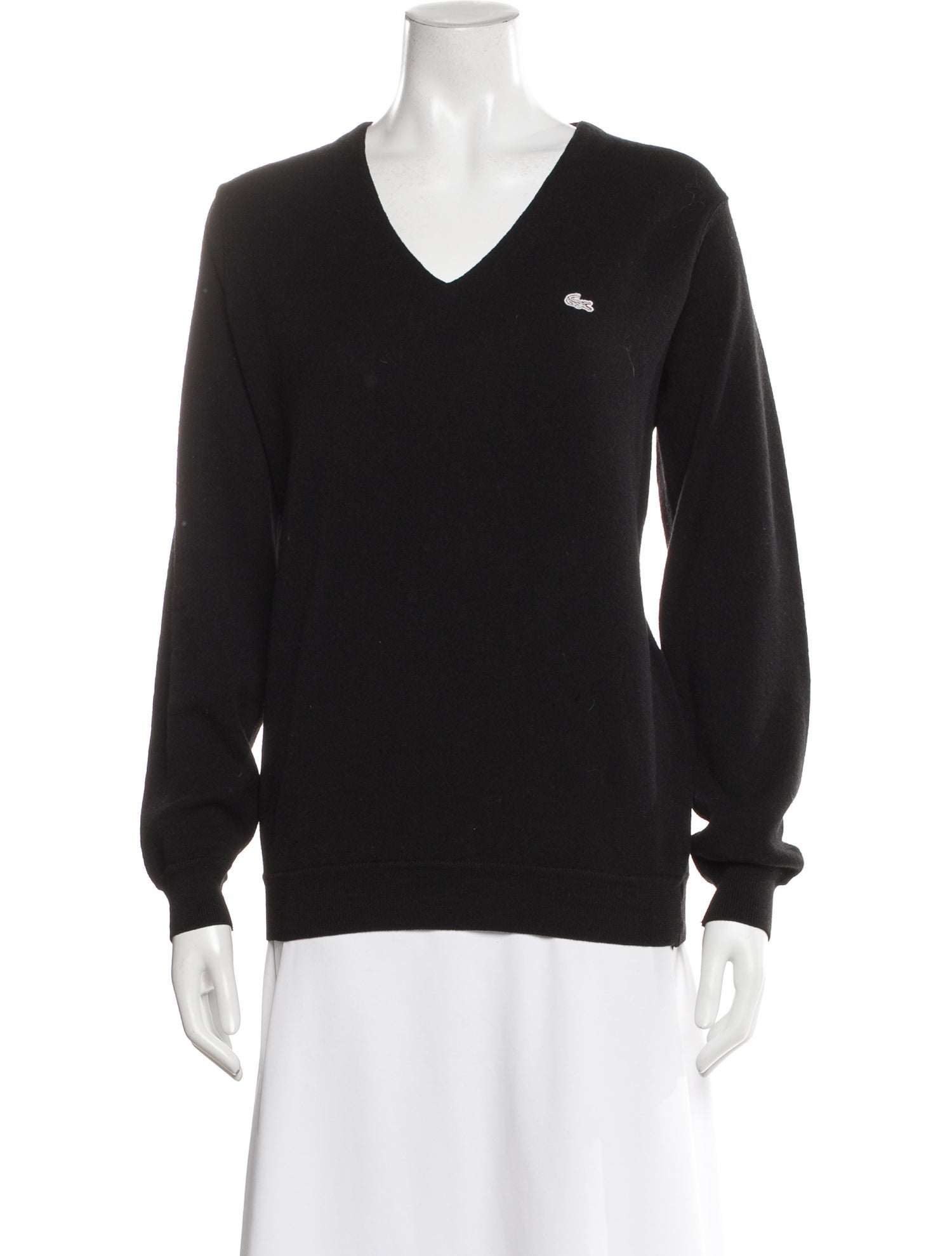 Lacoste Wool V-Neck Sweater
