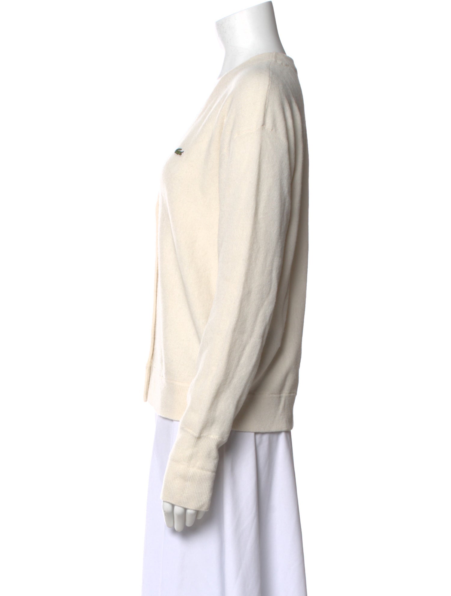 Lacoste Wool V-Neck Sweater