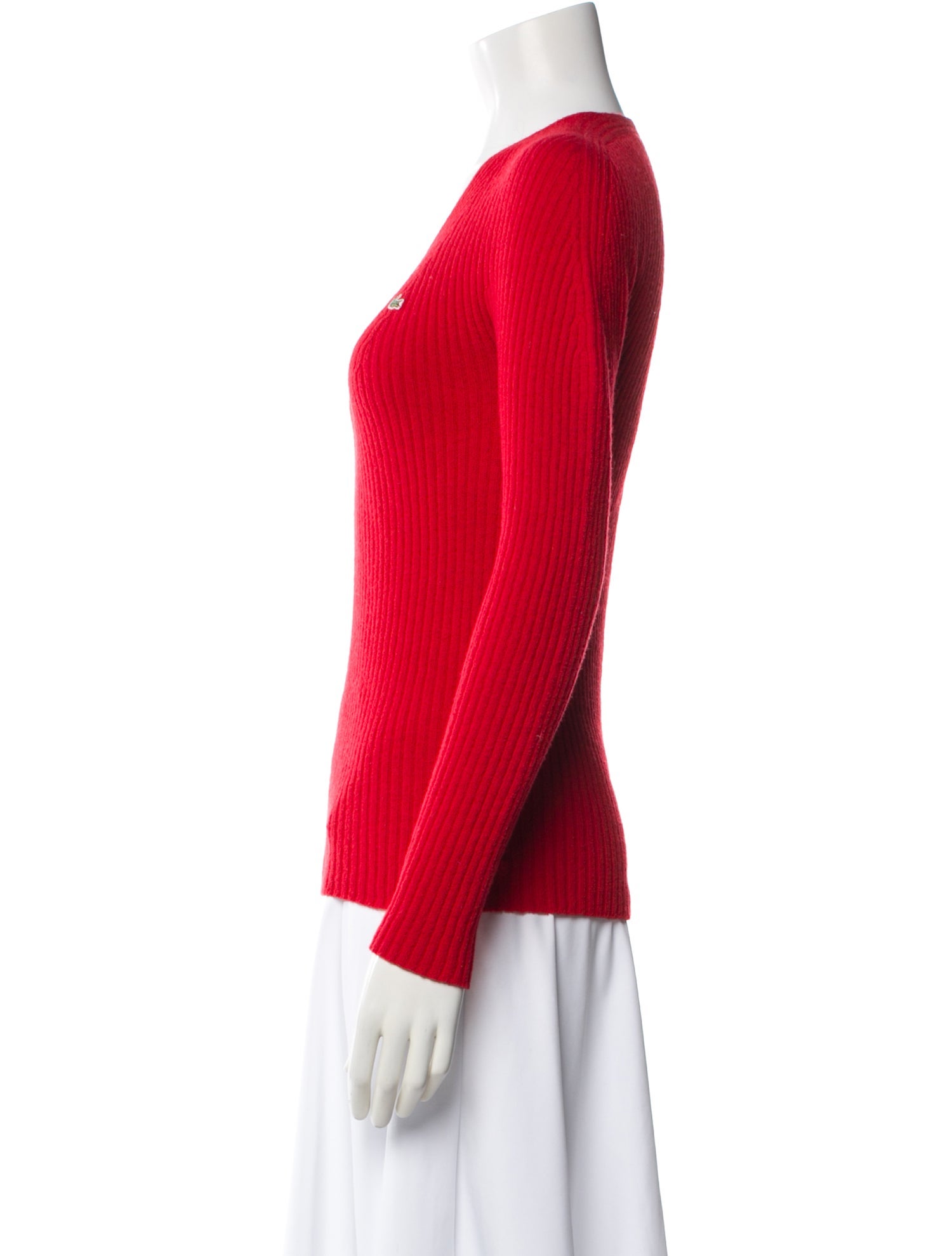 Lacoste Wool V-Neck Sweater