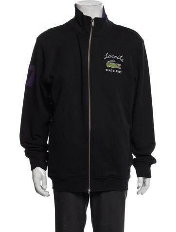 Pre-owned Lacoste Graphic Print Windbreaker In Multi