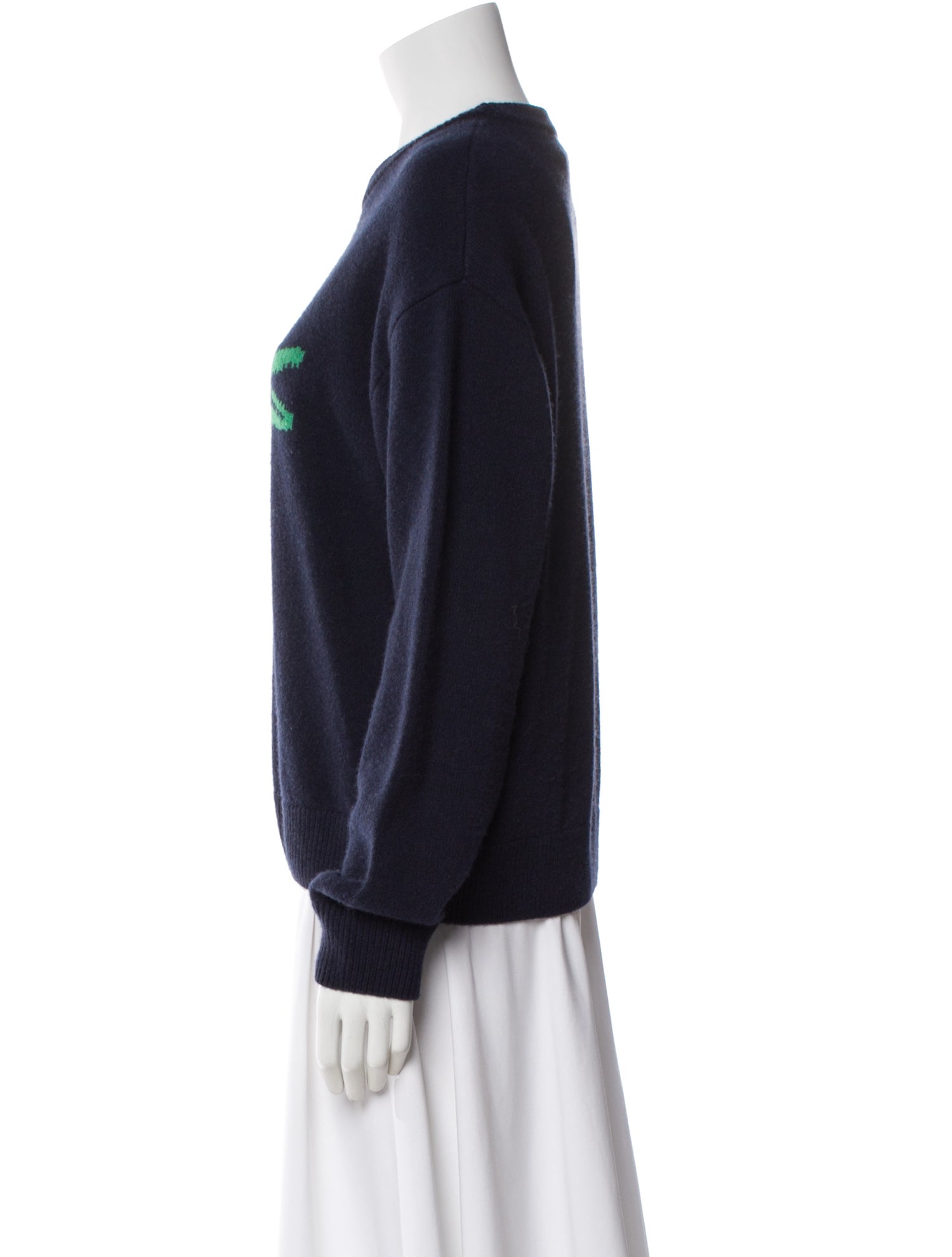 Lacoste Cashmere Graphic Print Sweater