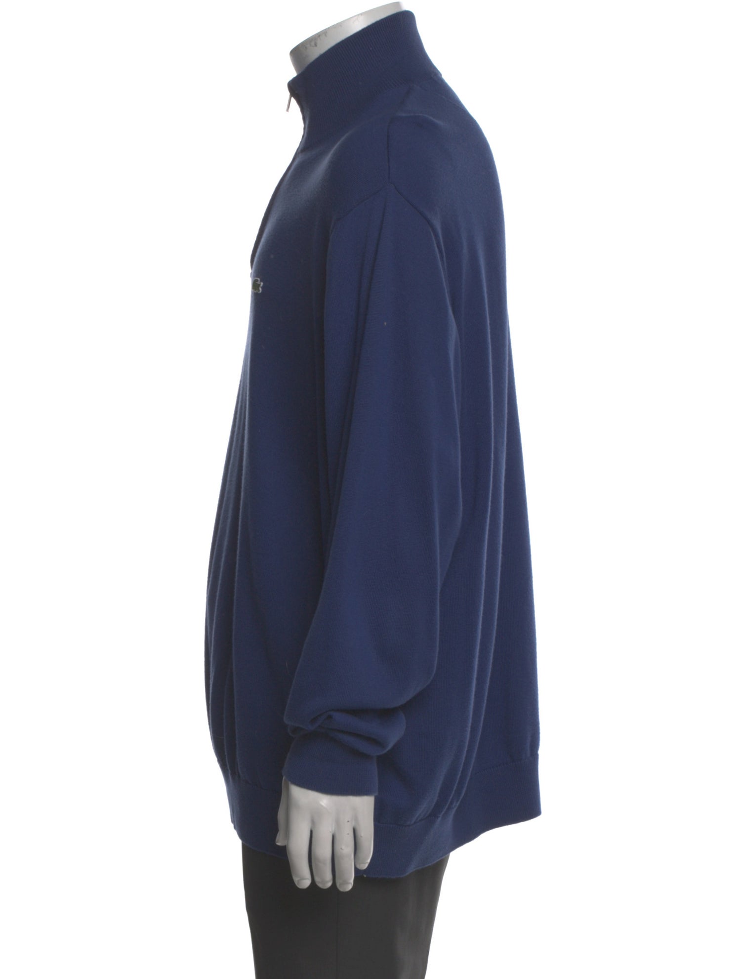 Lacoste Mock Neck Long Sleeve Pullover