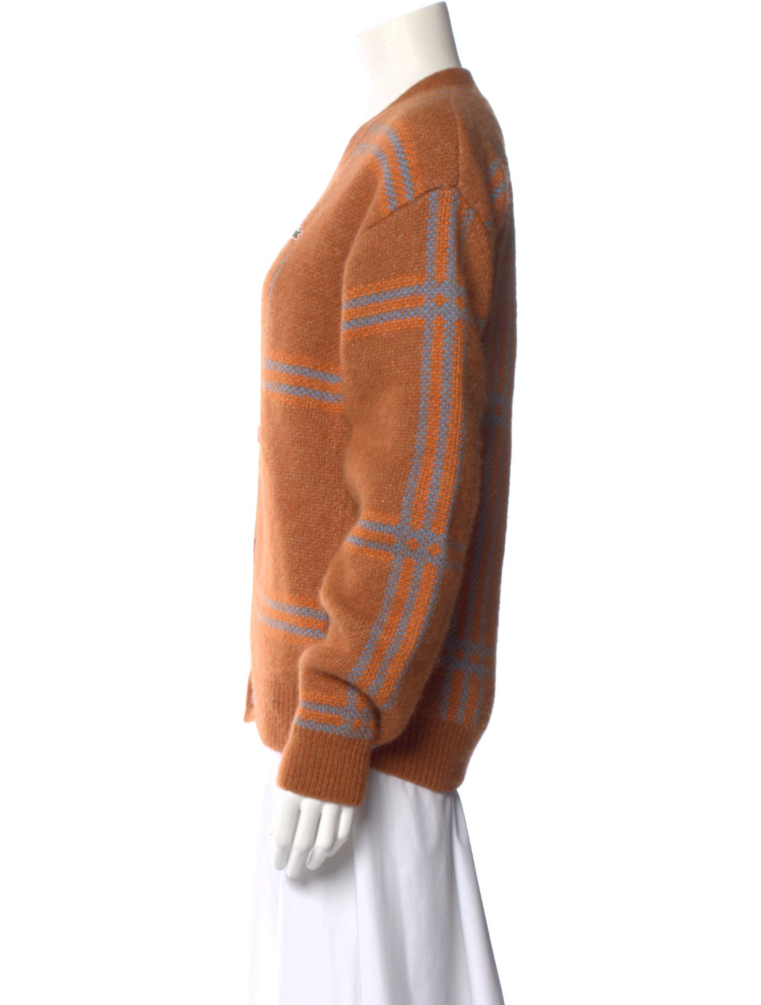 Lacoste Printed V-Neck Sweater