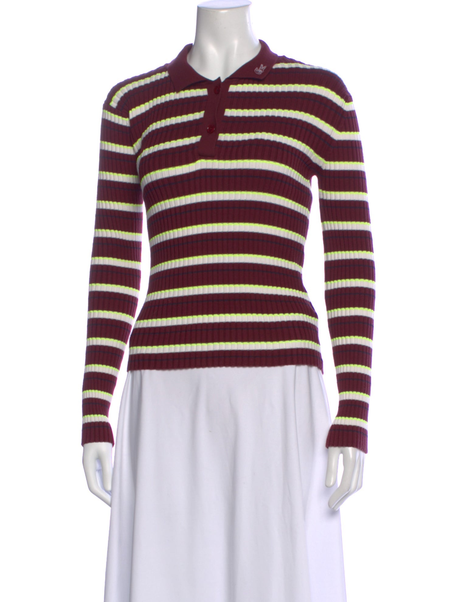 Lacoste Striped Crew Neck Sweater