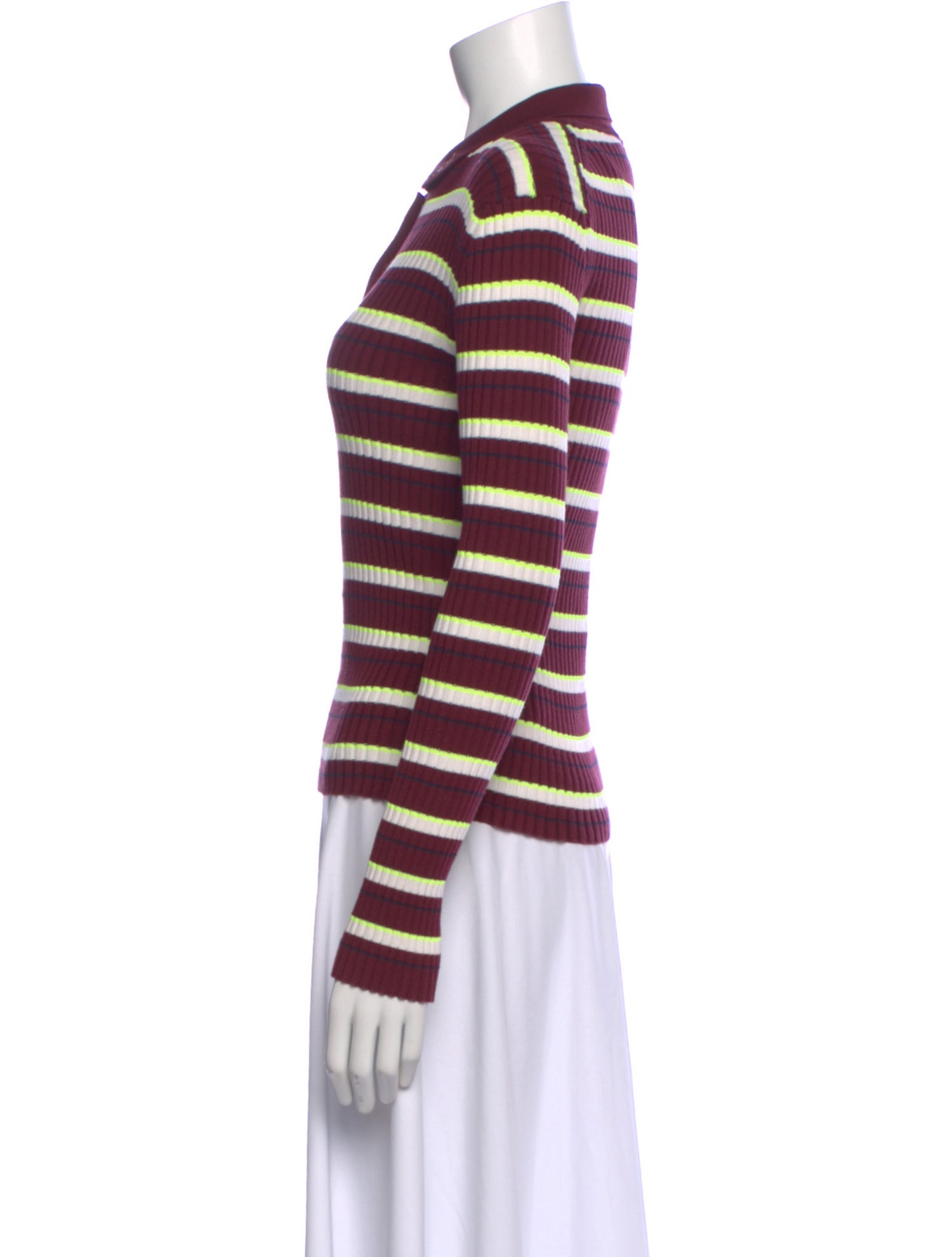 Lacoste Striped Crew Neck Sweater