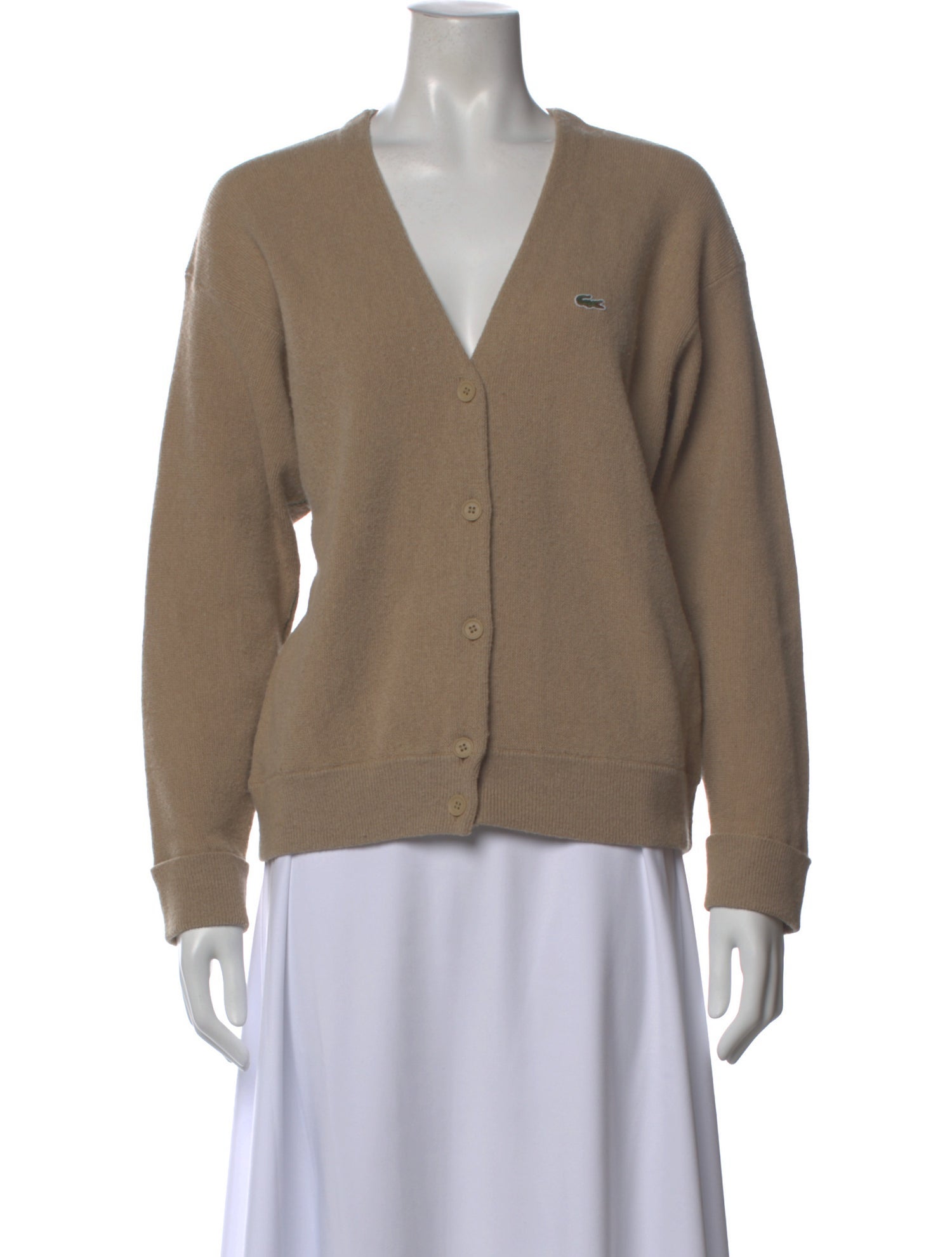 Lacoste Wool V-Neck Sweater