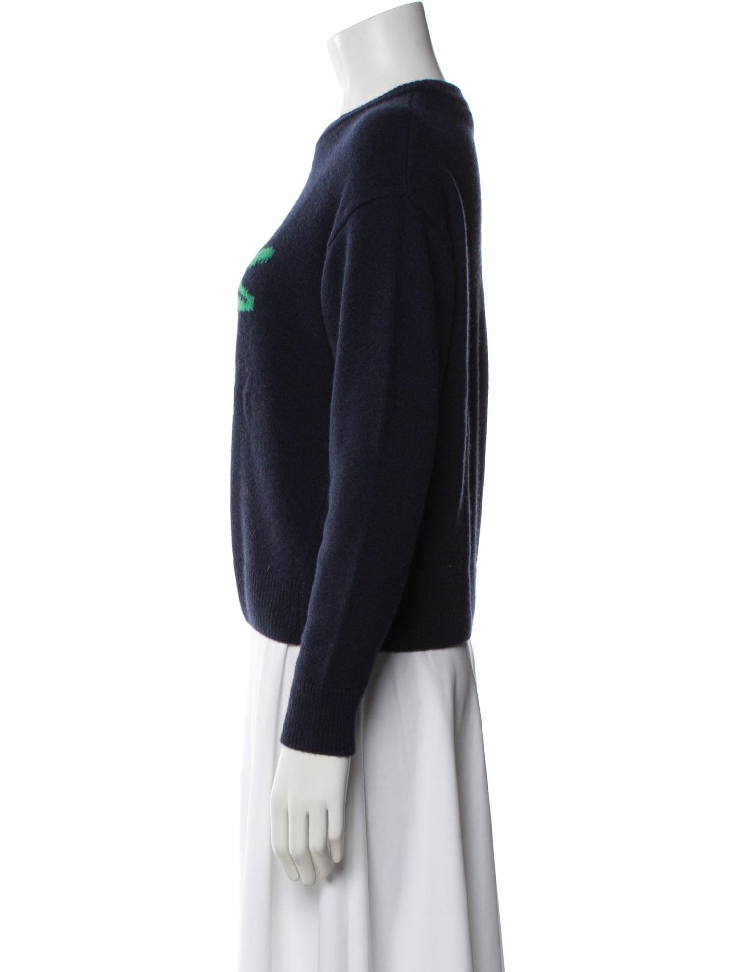 Lacoste Cashmere Graphic Print Sweater