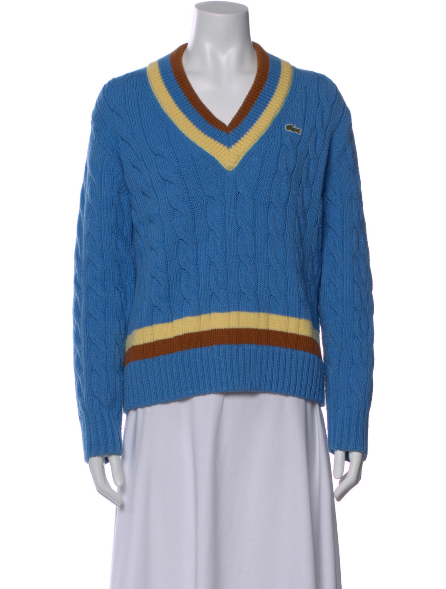 Lacoste Wool Striped Sweater