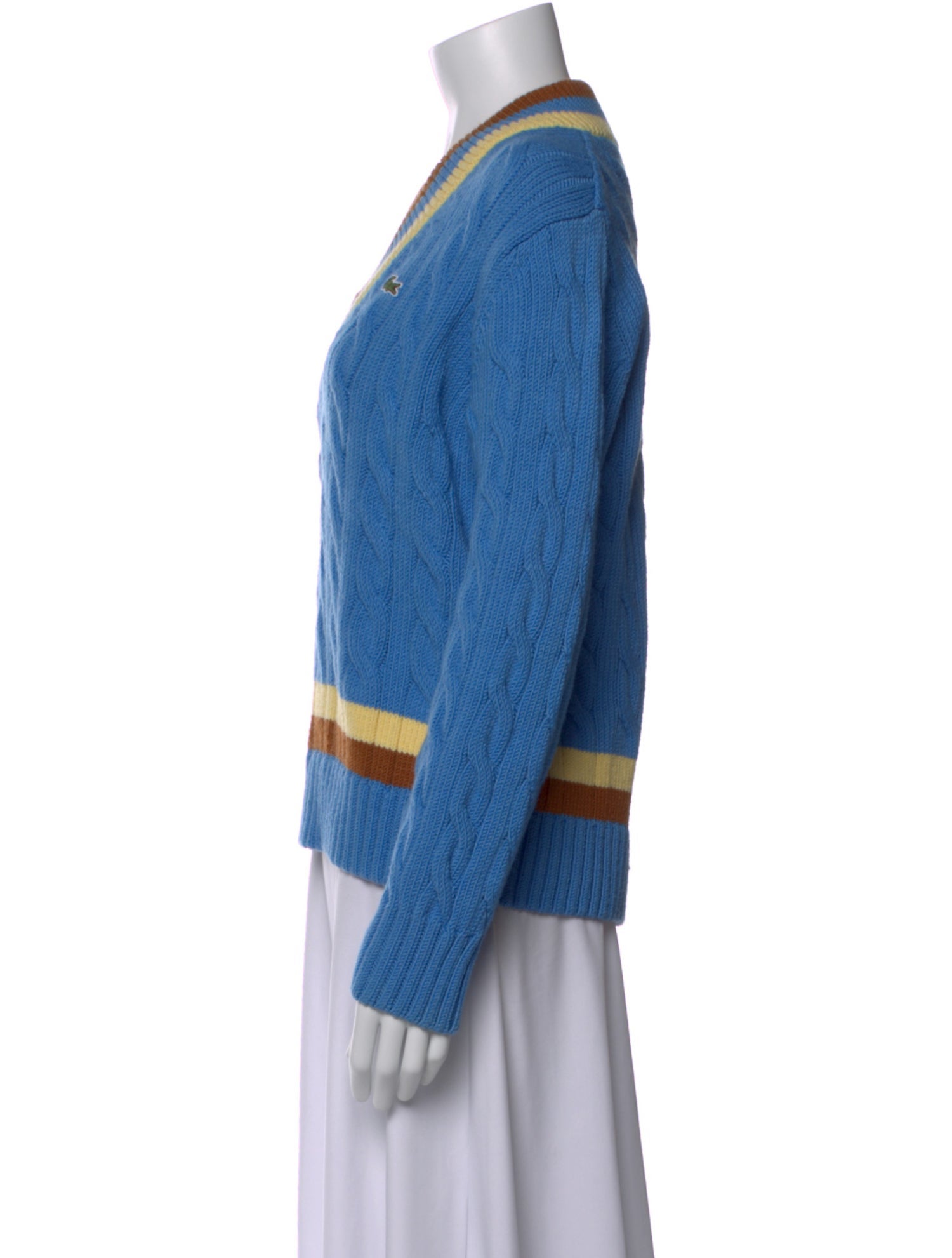 Lacoste Wool Striped Sweater