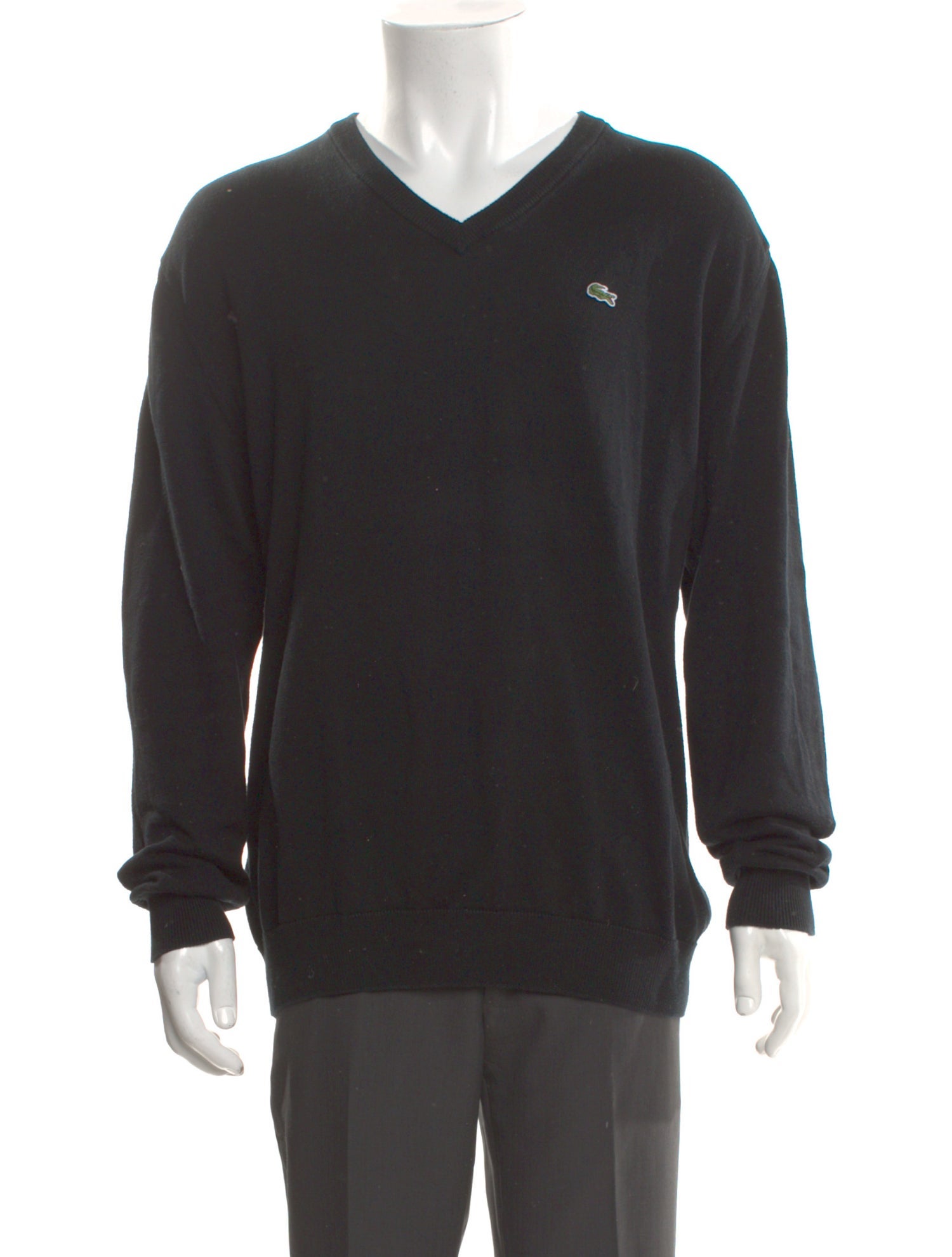 Lacoste V-Neck Long Sleeve Pullover