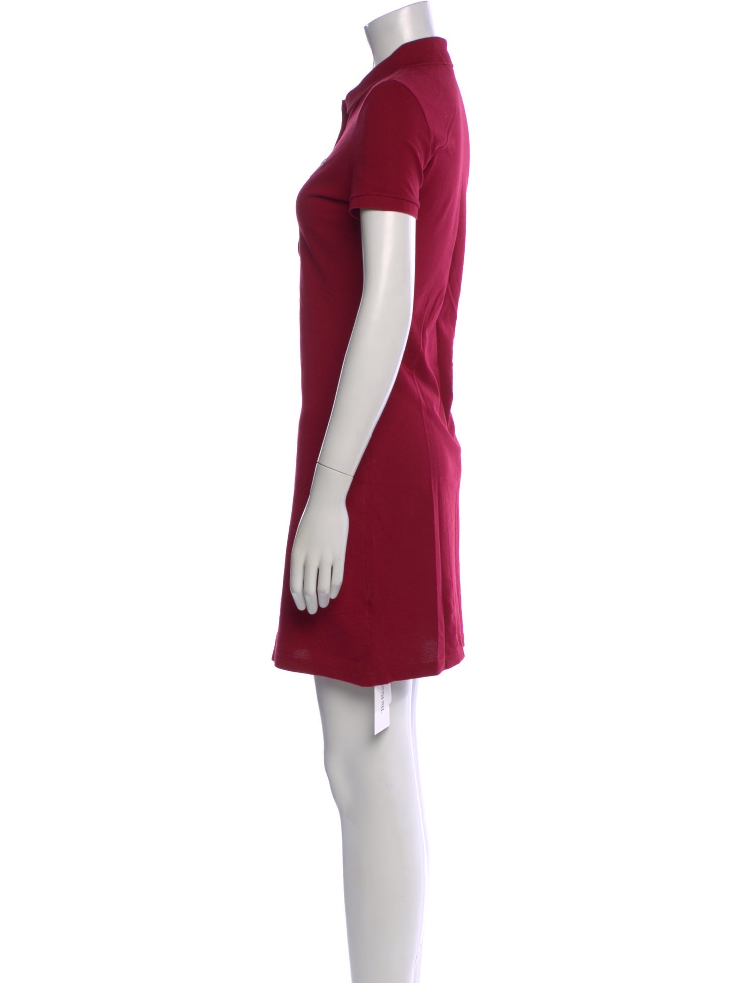 strapless open back dress Lacoste Girl's Texturized Cotton Polo Dress – Sportique main image 0