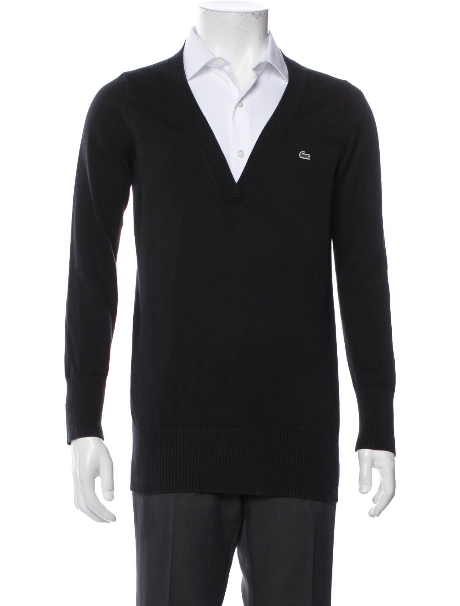 Lacoste V-Neck Long Sleeve Cardigan