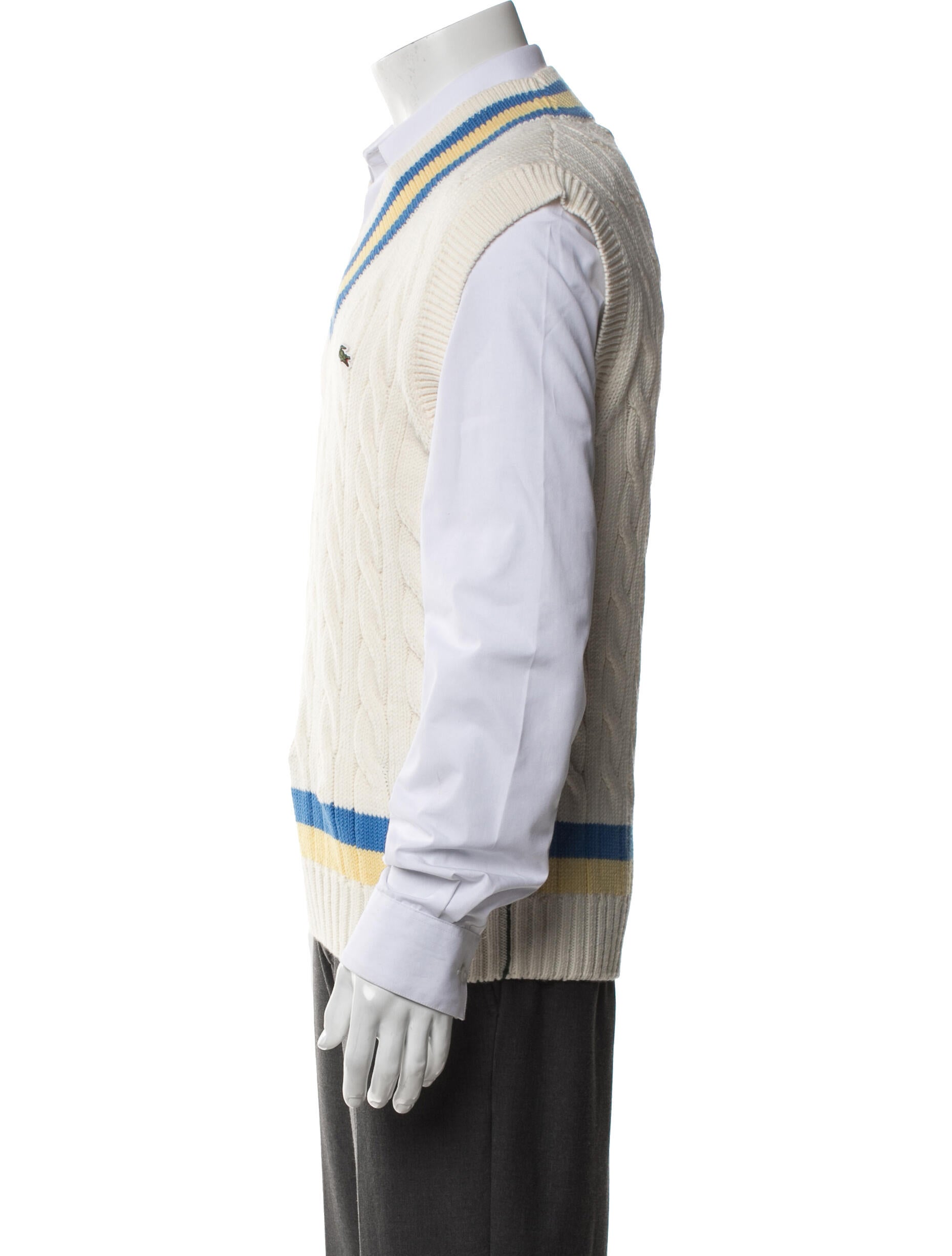 Lacoste V-Neck Sleeveless Sweater Vest