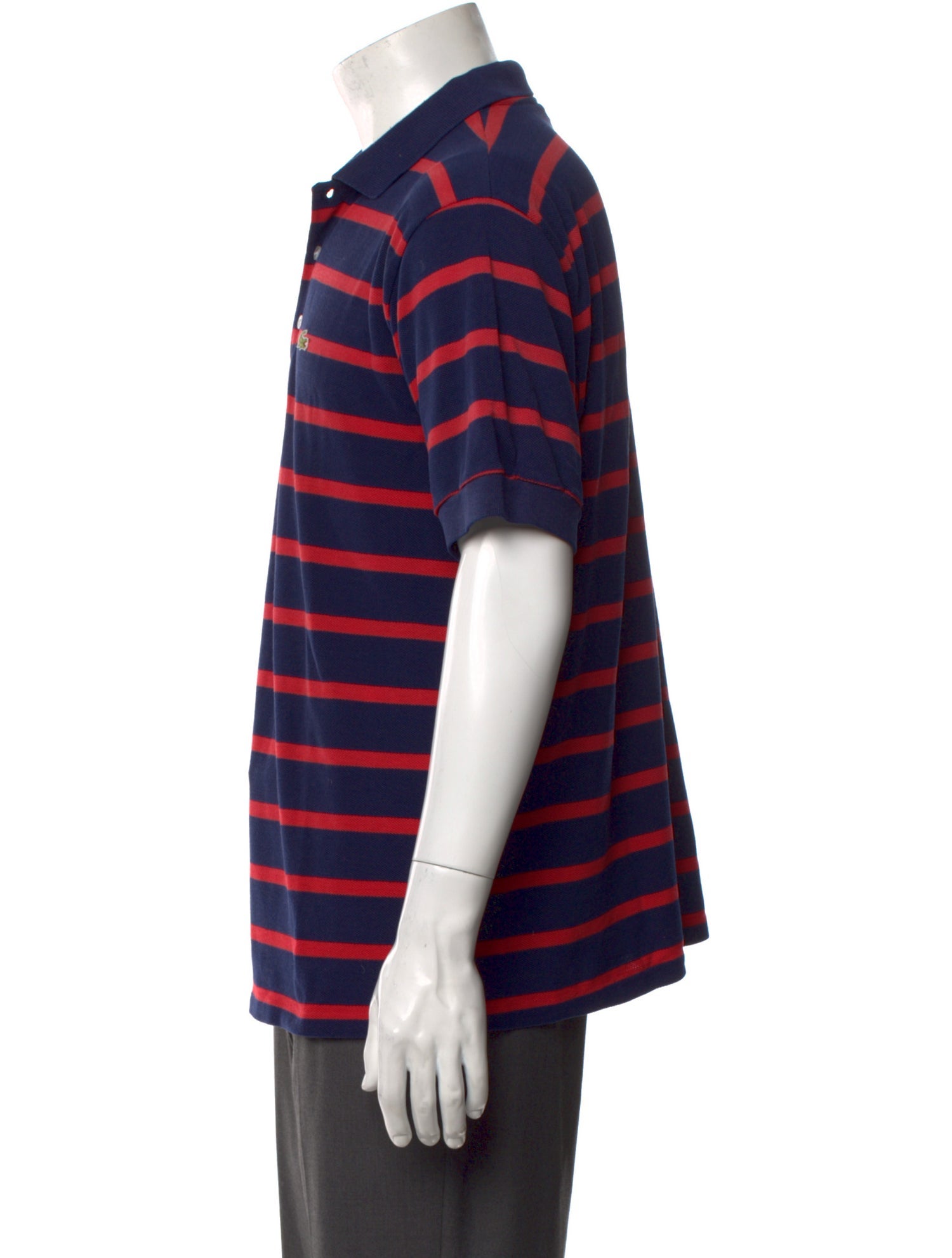 Izod x Lacoste Striped Collar Polo Shirt