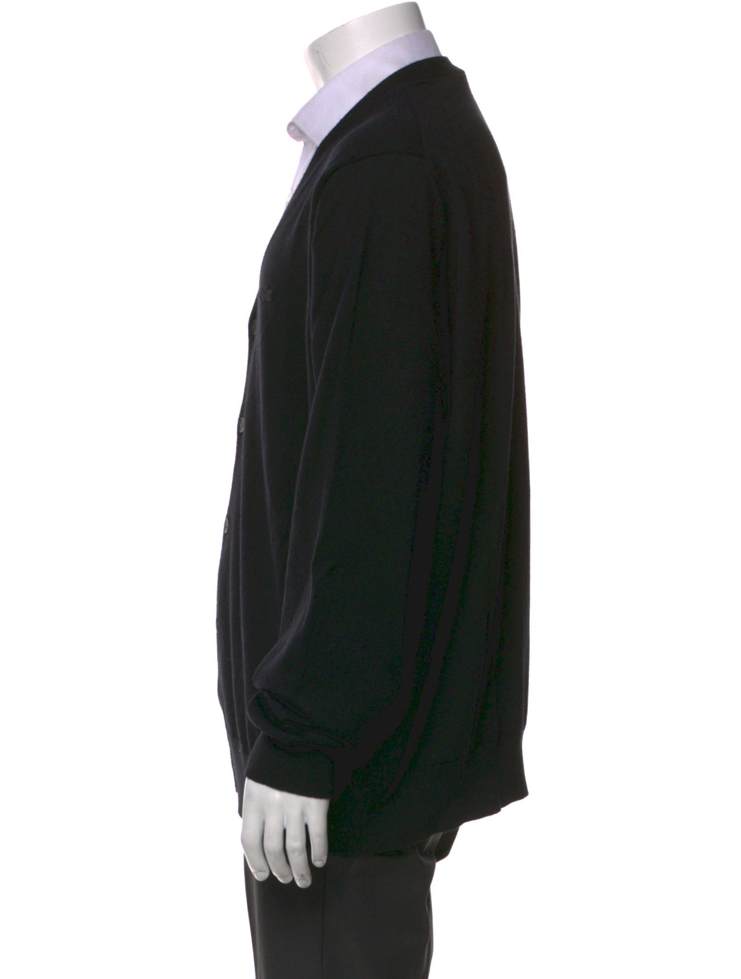 Lacoste Wool V-Neck Cardigan