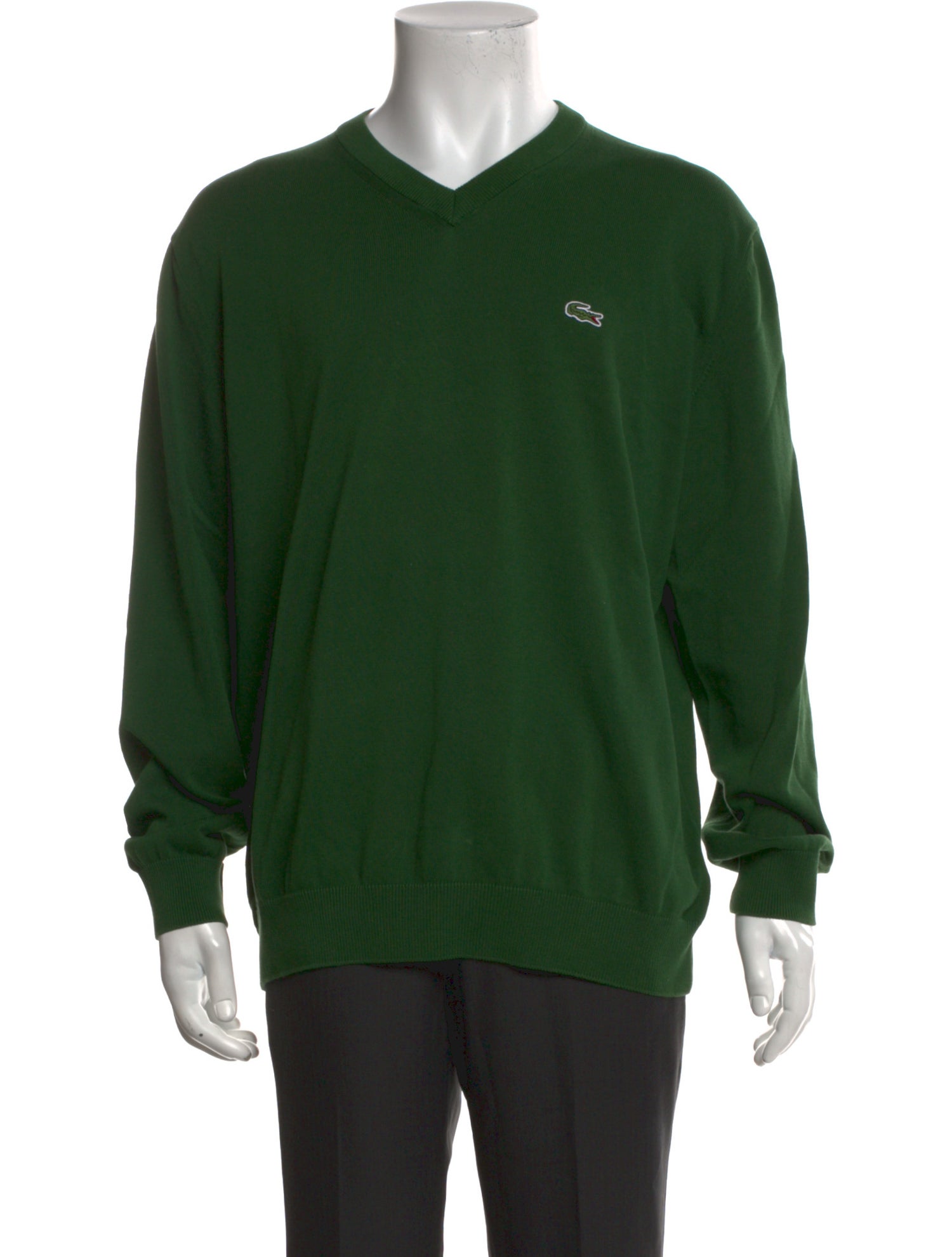 Lacoste V-Neck Long Sleeve Pullover