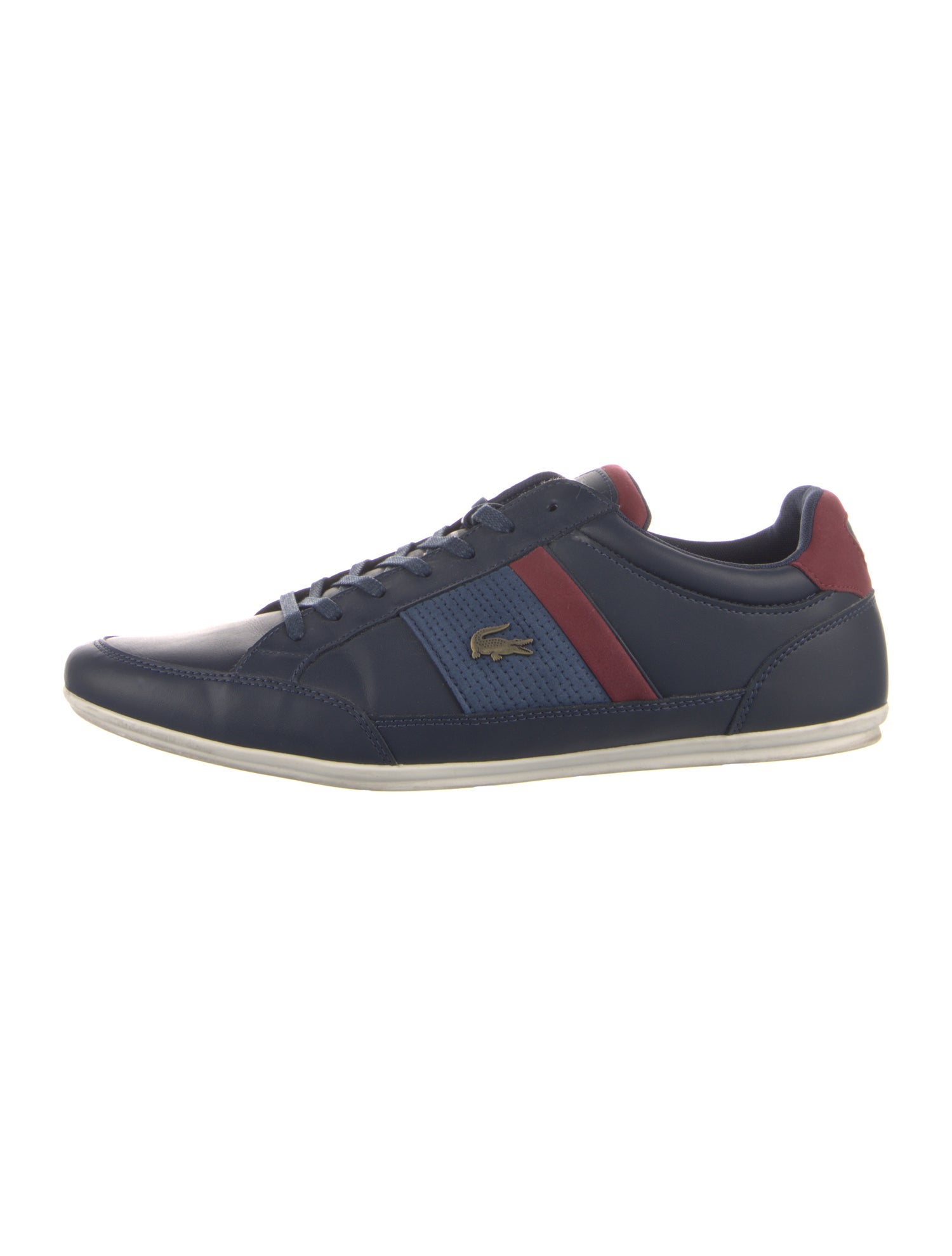 Lacoste Leather Striped Sneakers