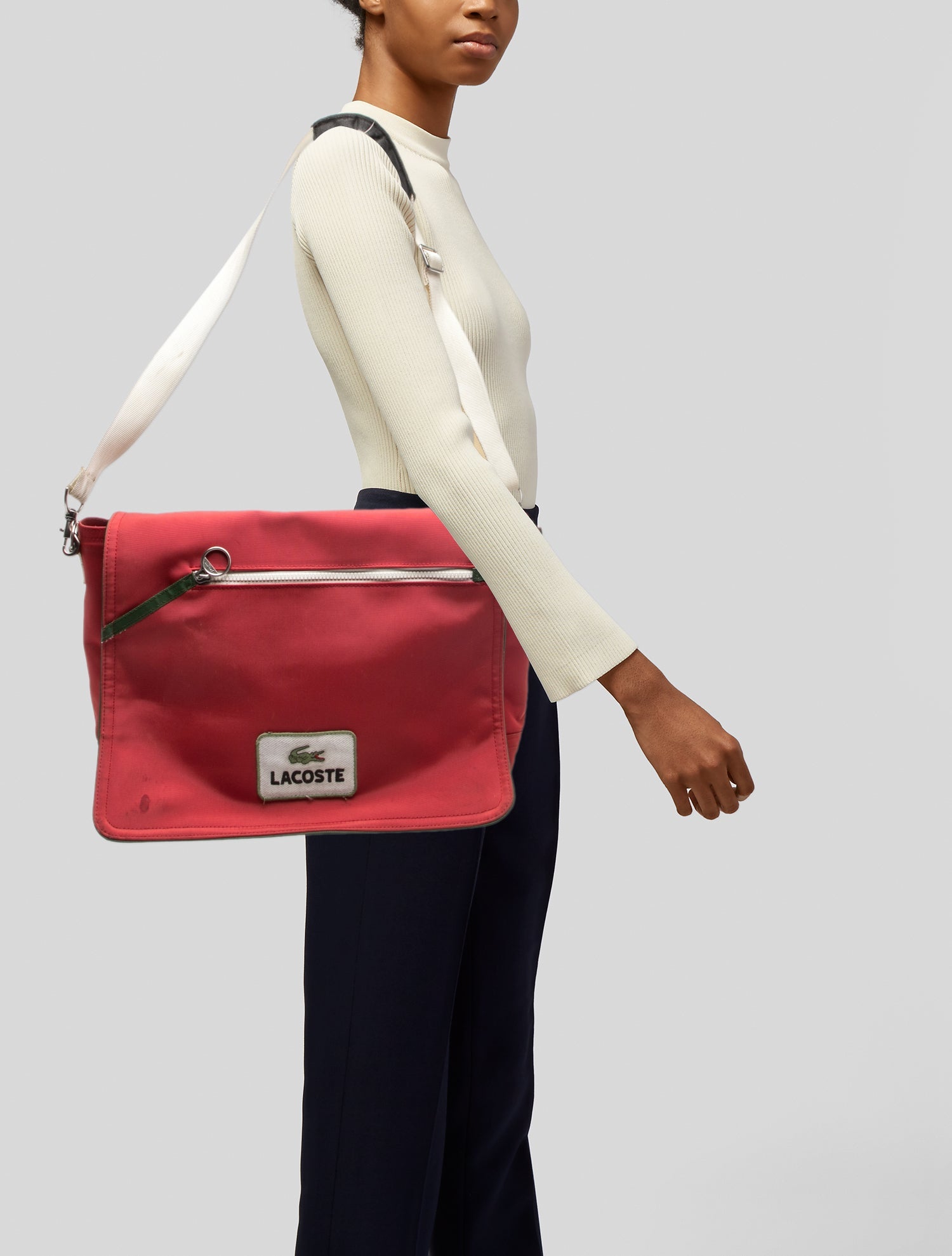 Lacoste Nylon Crossbody Bag
