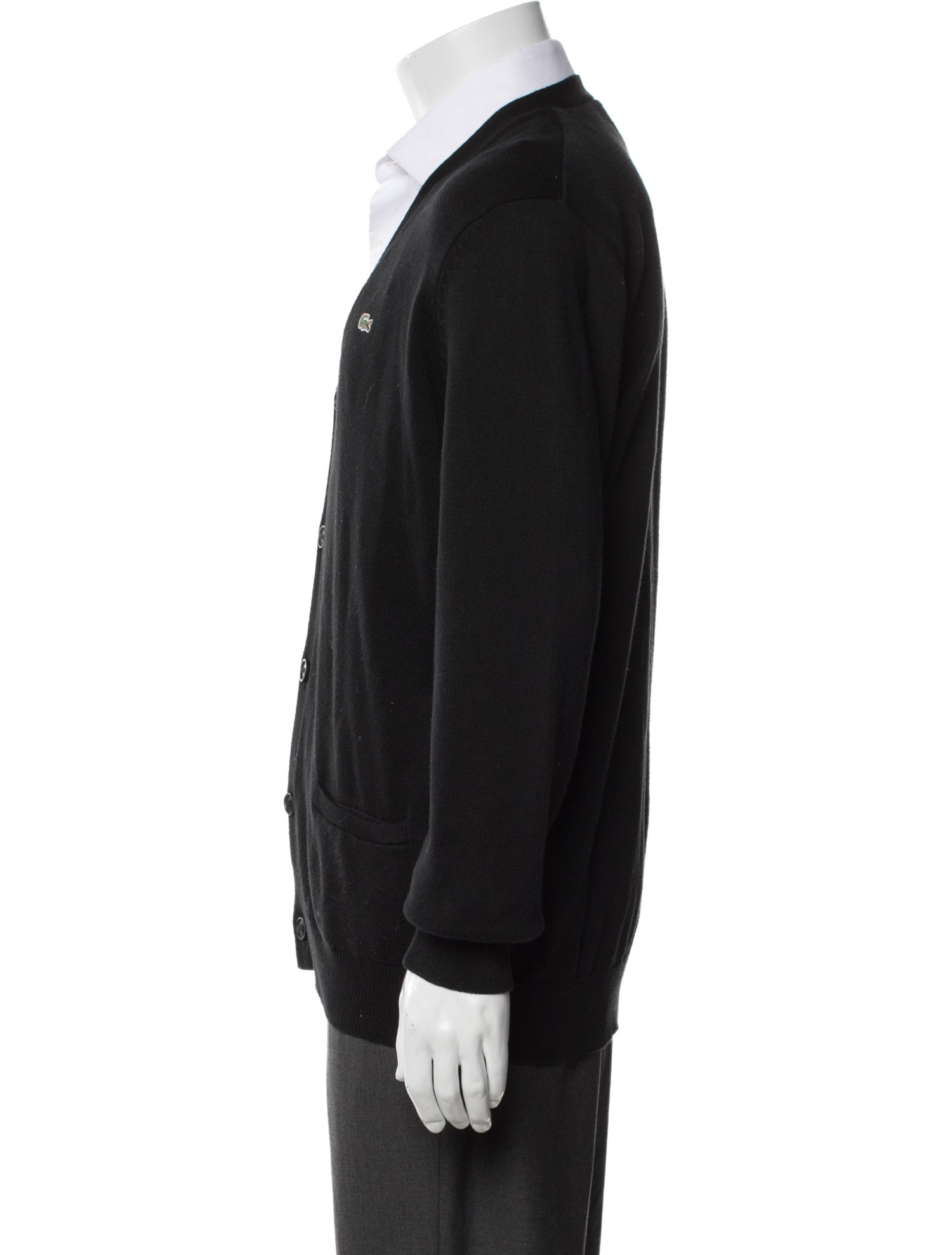 Lacoste V-Neck Long Sleeve Cardigan
