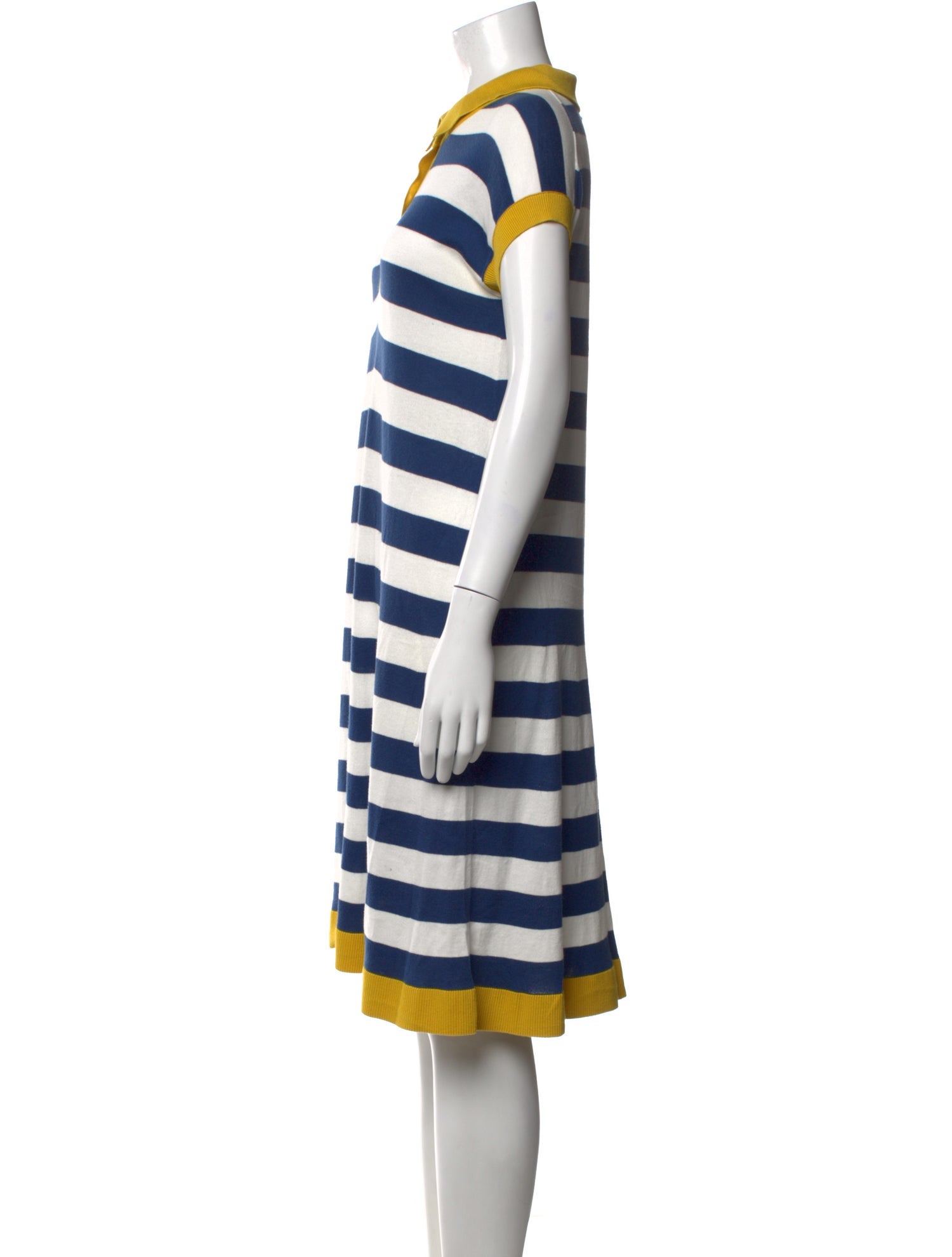 Striped Midi Length Dress