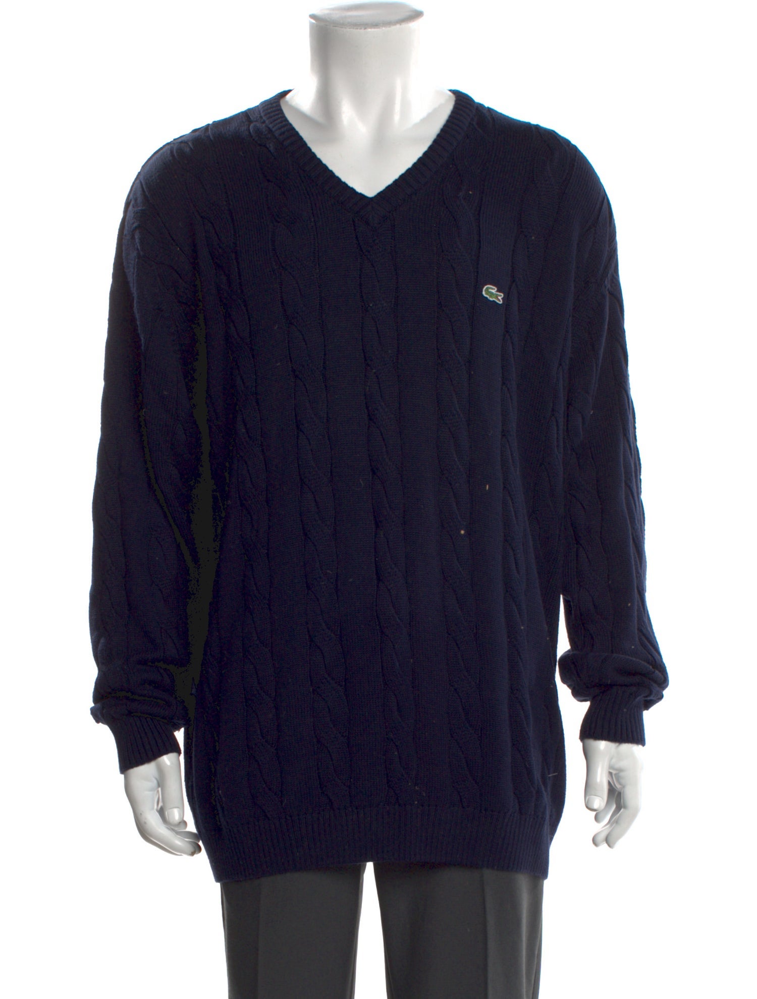 Lacoste V-Neck Long Sleeve Pullover