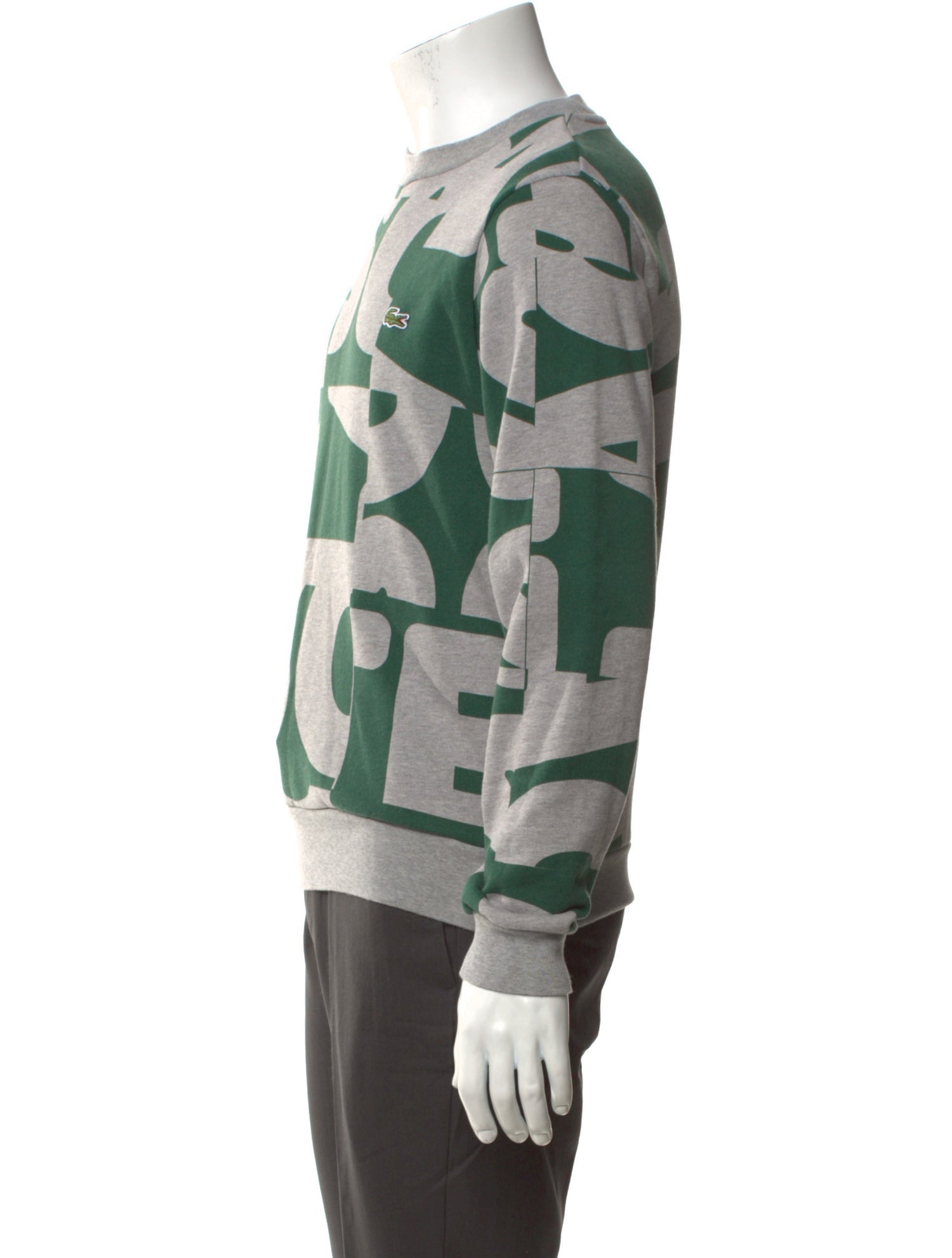 Lacoste Graphic Print Crew Neck Pullover