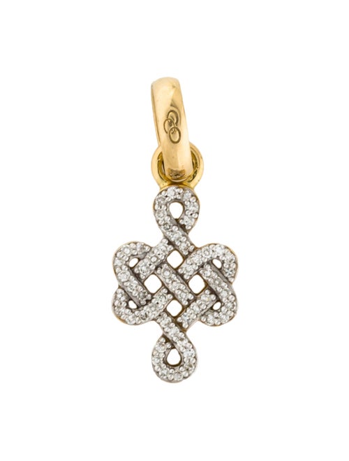 Links of London 18K Diamond Infinity Knot Charm