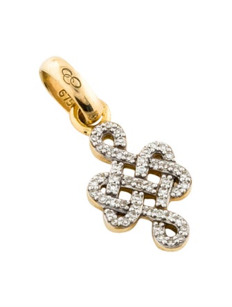 Links of London 18K Diamond Infinity Knot Charm